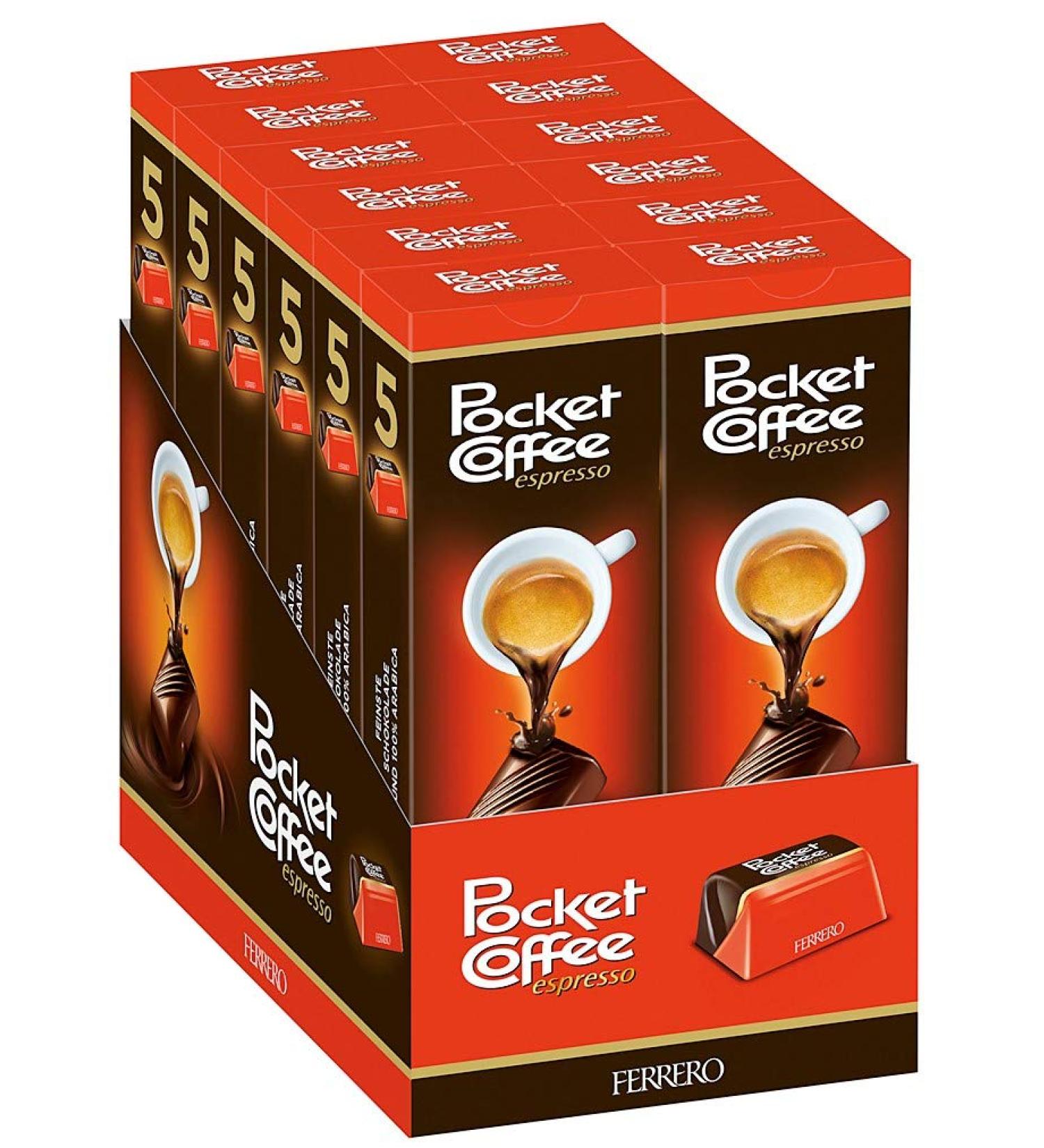 Pocket Coffee - Pack of 12 - 62g - Buy Online on GoSupps.com
