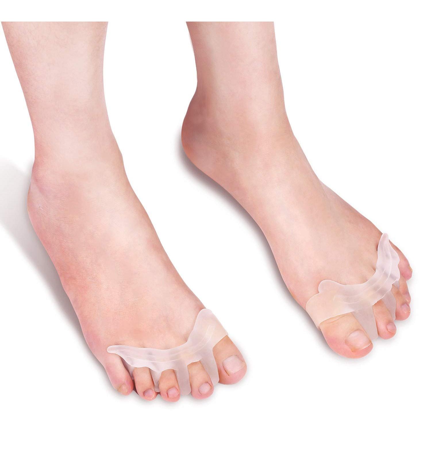 Curved Gel Toe Separators | Easy-to-Use Toe Spacers for Hallux Valgus & Claw Toes - Buy Online on GoSupps.com