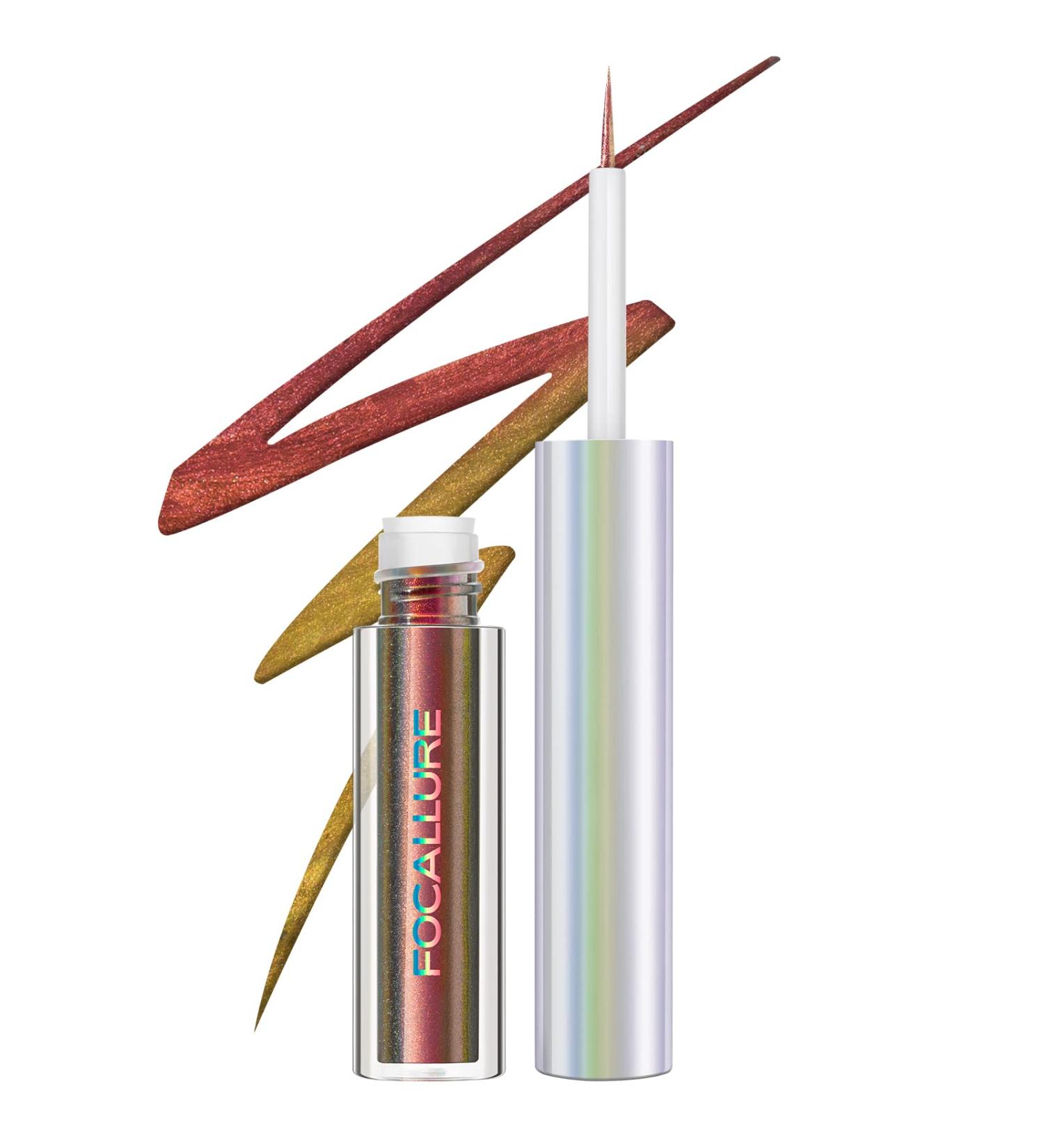 FOCALLURE Chameleon Liquid Eyeliner - Intense Color Shifting, Metallic Finish - MANTA 08 - Buy Online on GoSupps.com