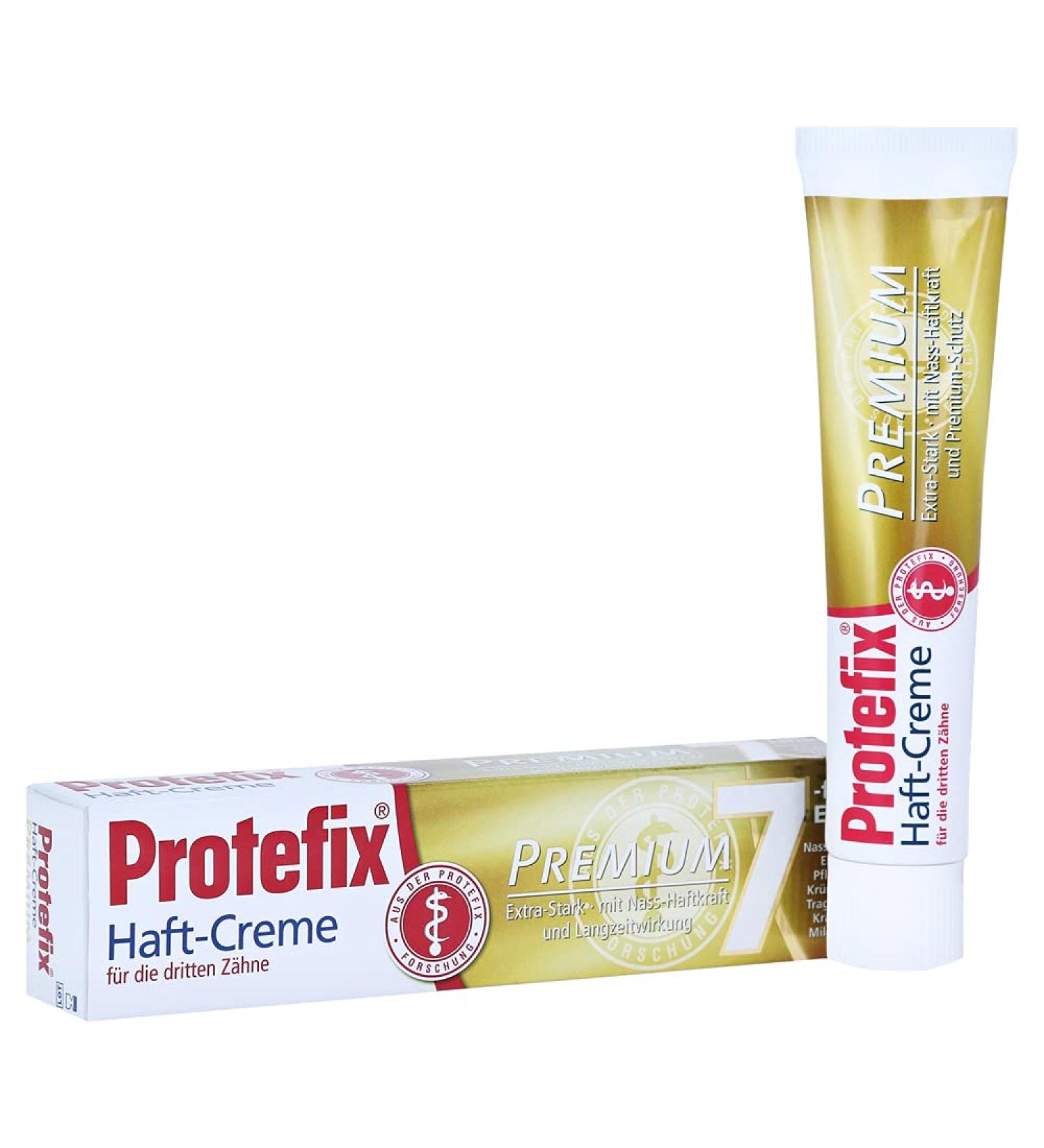 Buy Protefix Premium Adhesive Cream for Dentures - Long-Lasting Hold & Comfort - International Shipping Available - Buy Online on GoSupps.com