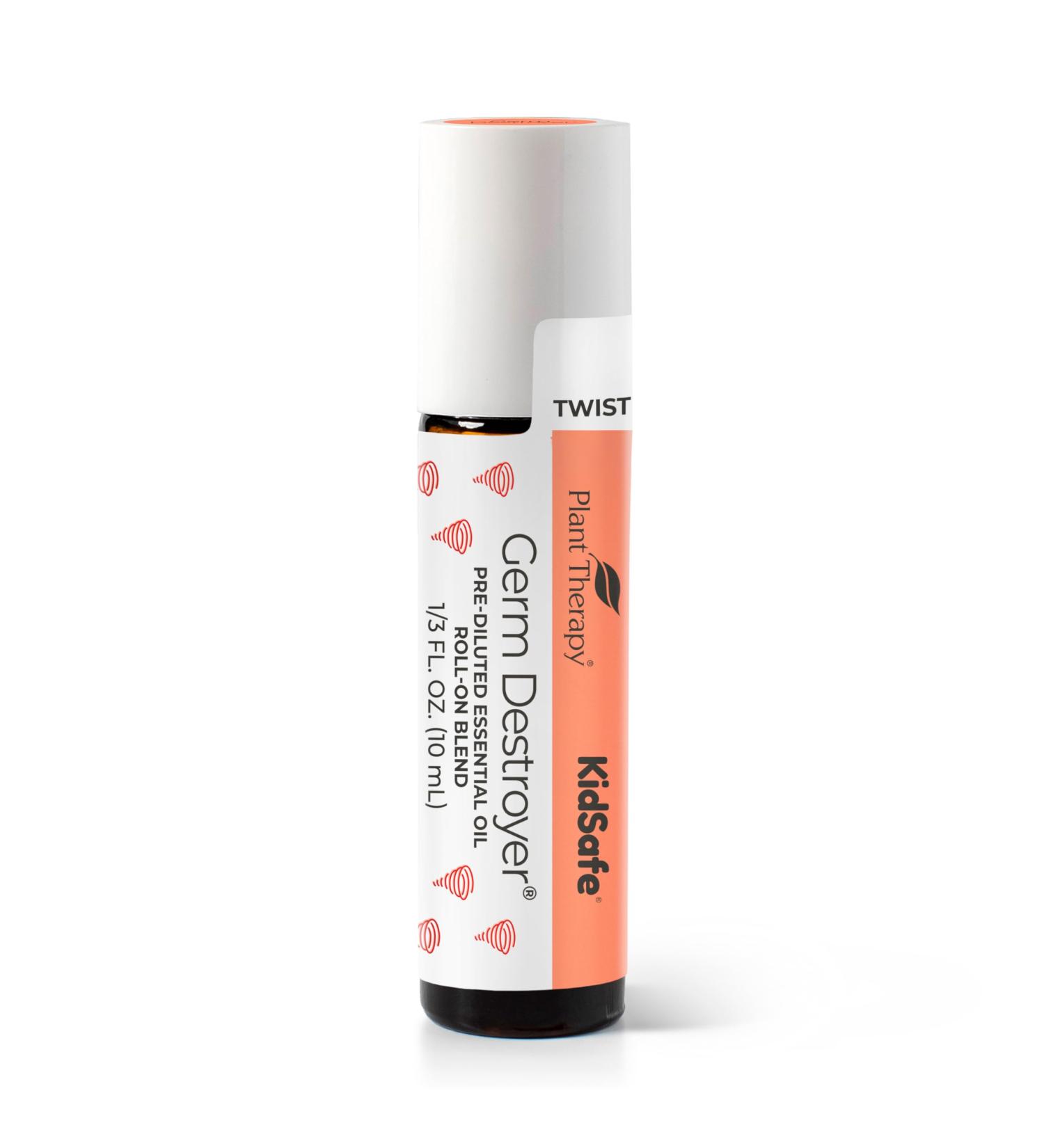 Buy Plant Therapy KidSafe Germ Destroyer Essential Oil Blend - 100% Pure Natural Aromatherapy for Kids Pre-Diluted Roll-On 10 mL - Buy Online on GoSupps.com