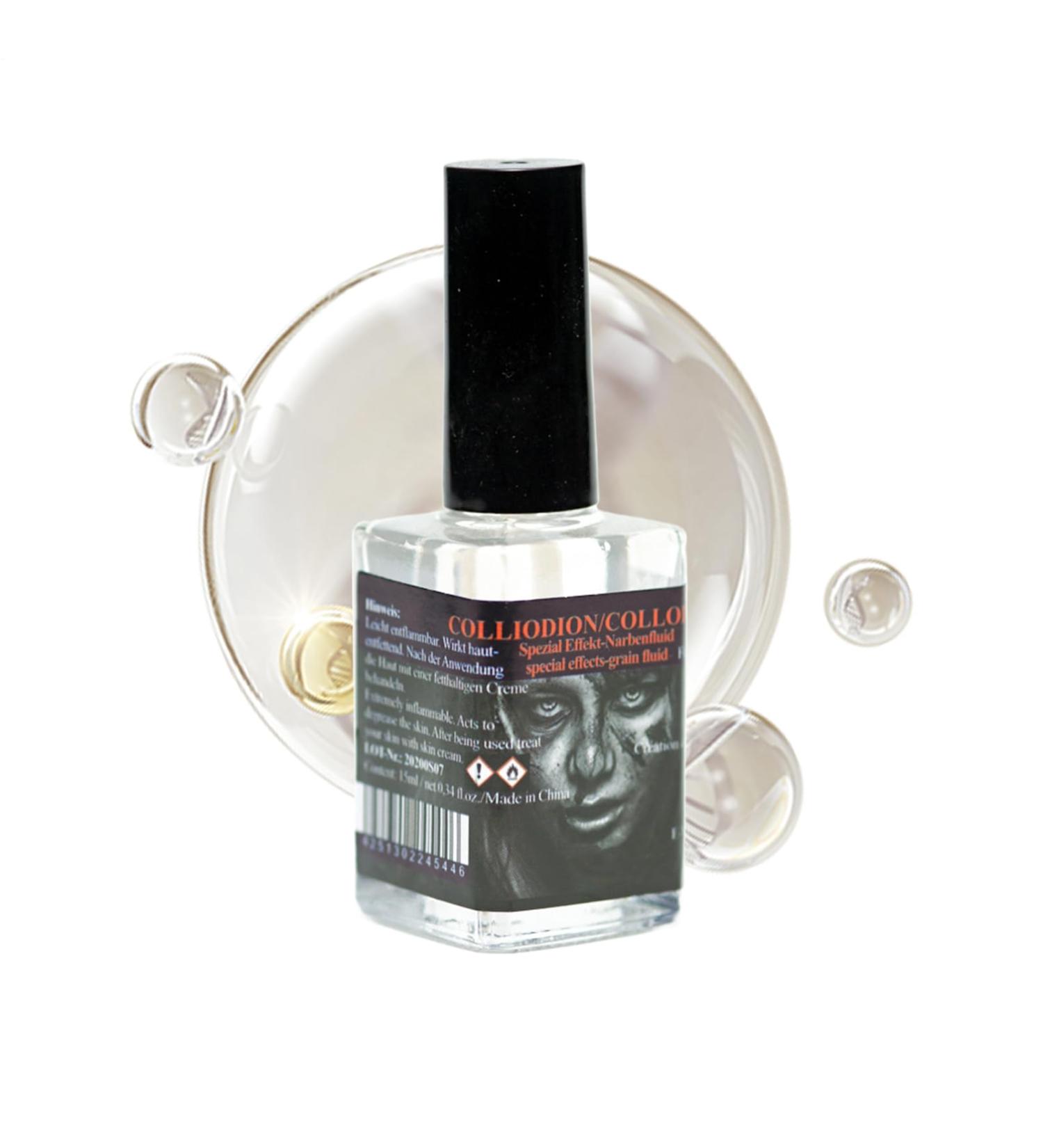 Liquid Scar Paint - 15ml Halloween Liquid Scar Paint with Brush | Beauty Paint for Body Scratches | for Face Skin Body Costume Cosplay Halloween Photography Role-Playing - Buy Online on GoSupps.com
