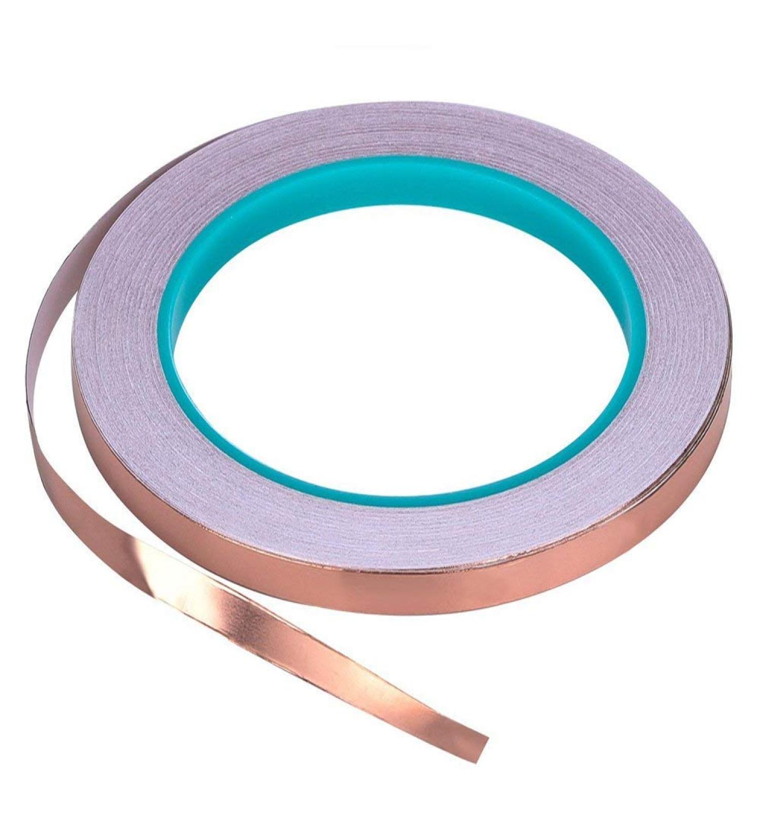 Zehhe Copper Foil Tape - Double-Sided Conductive for EMI Shielding, Stained Glass, Soldering & Electrical Repairs - Buy Online on GoSupps.com