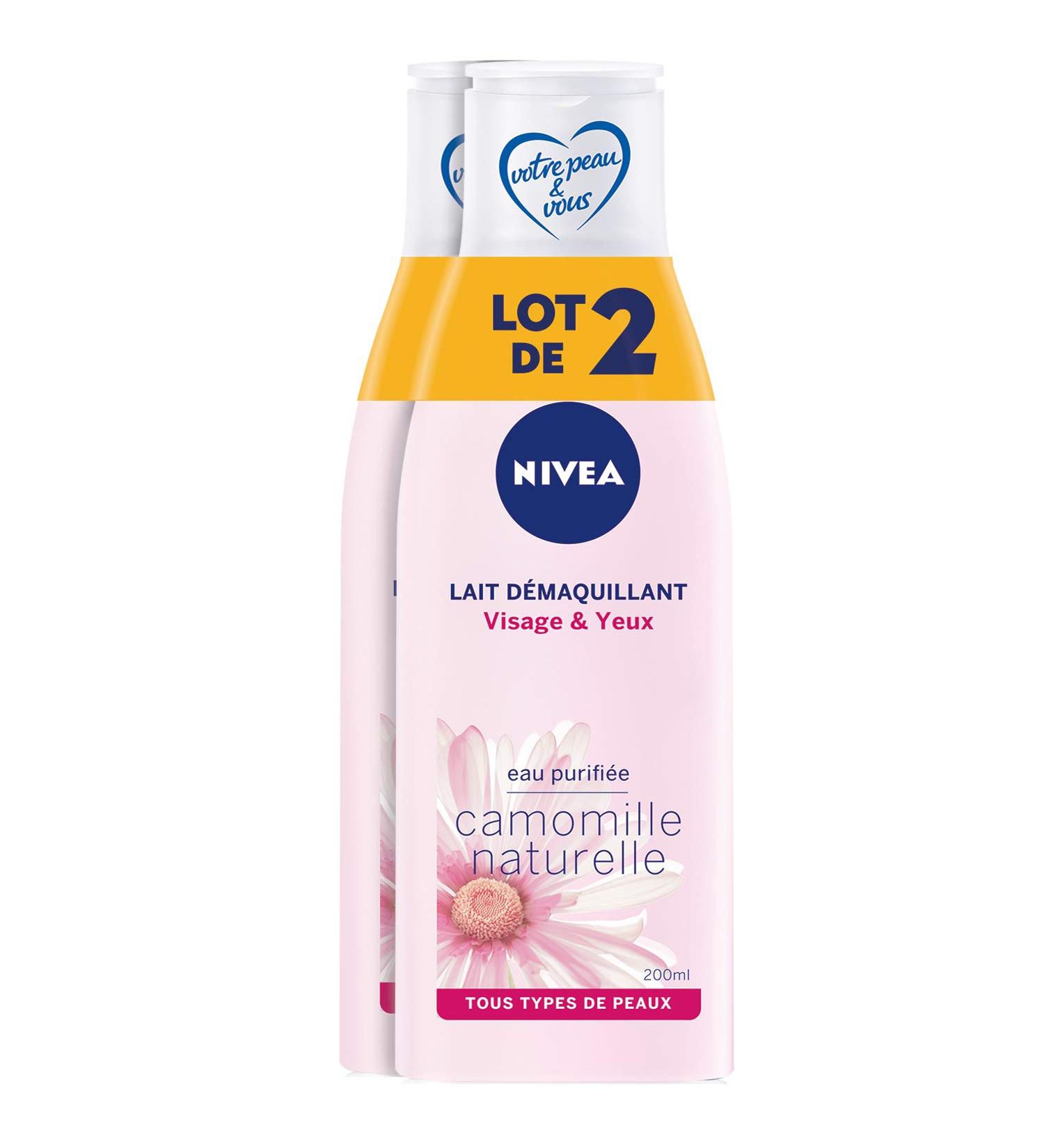 NIVEA Women's Face & Eye Make-up Remover Milk for All Skin Types 1 x 200 ml