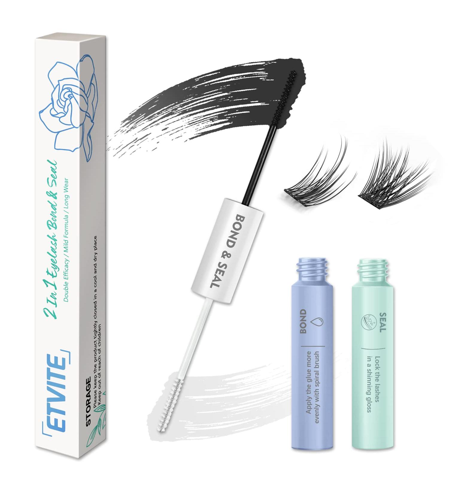 Cluster Lash Glue Set | Latex-Free Eyelash Adhesive for Sensitive Eyes | Waterproof & Long Lasting | 5ML Each - Buy Online on GoSupps.com