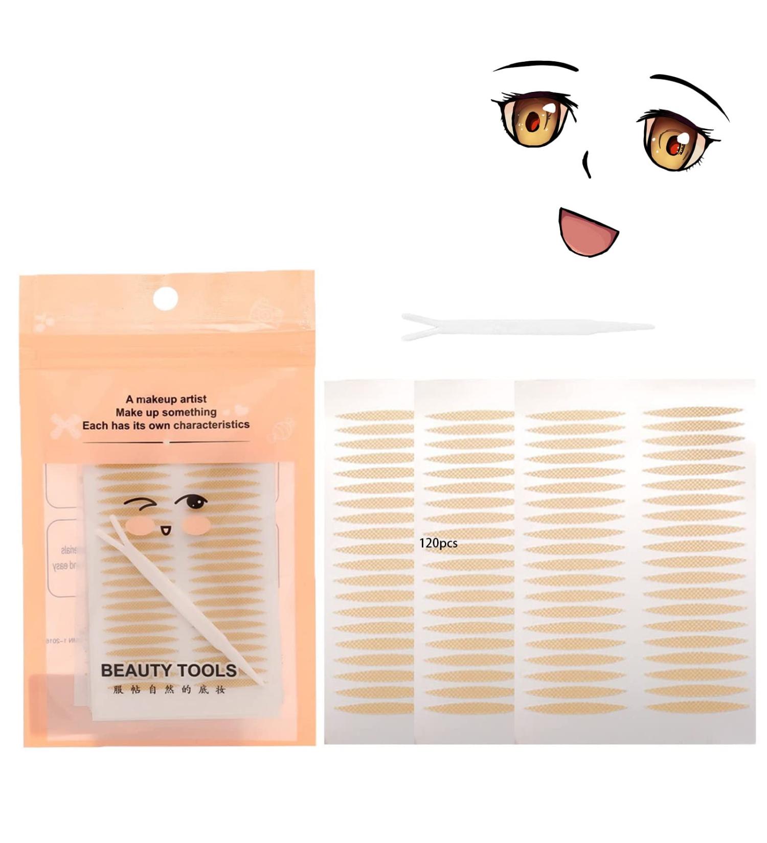 Geneve Invisible Eye Lift Strips - 120pcs Waterproof Double Eyelid Sticker for Hooded Droopy Eyes - Buy Online on GoSupps.com