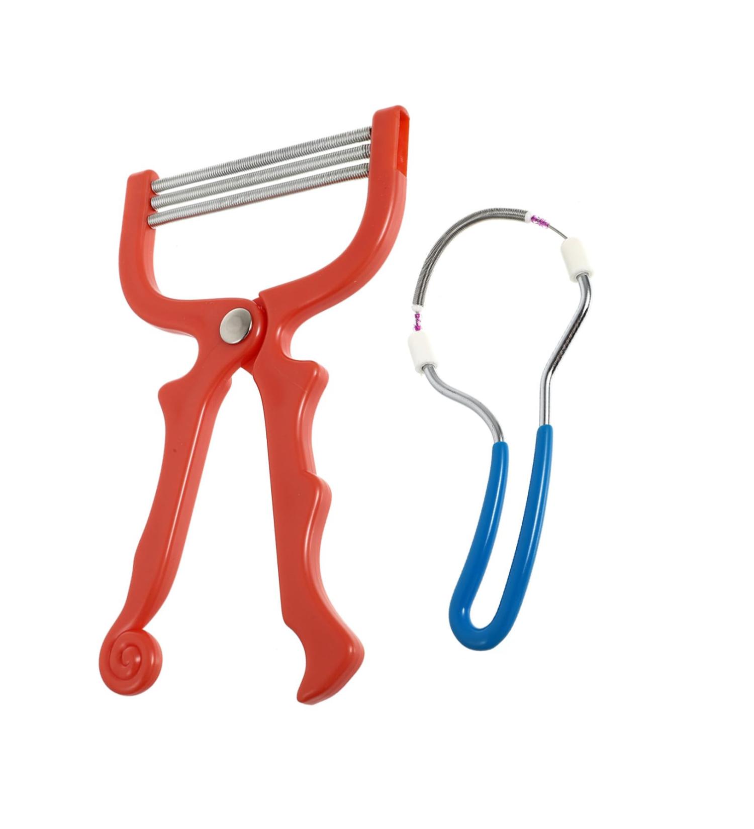 2pi ces pilateur Facial Ressort Pinces piler Manuelles Pour Visage Appareil pilation Ressort Pour Enlever Poils Ind sirables - Buy Online on GoSupps.com