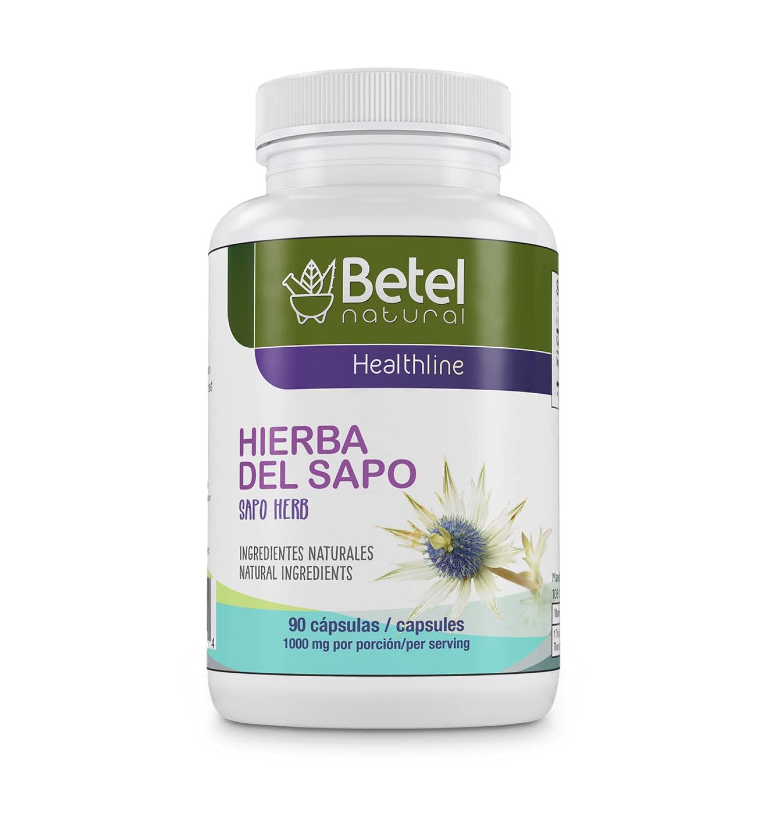 Premium Betel Natural Hierba del Sapo Capsules - Healthy Detox 90ct - Traditional Mexican Thistle Supplement - Buy Online on GoSupps.com