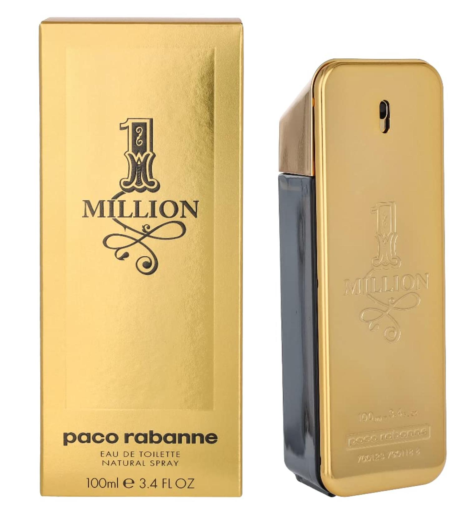 Paco Rabanne 1 Million Eau de Toilette for Men - 3.4 oz - Buy Online on GoSupps.com