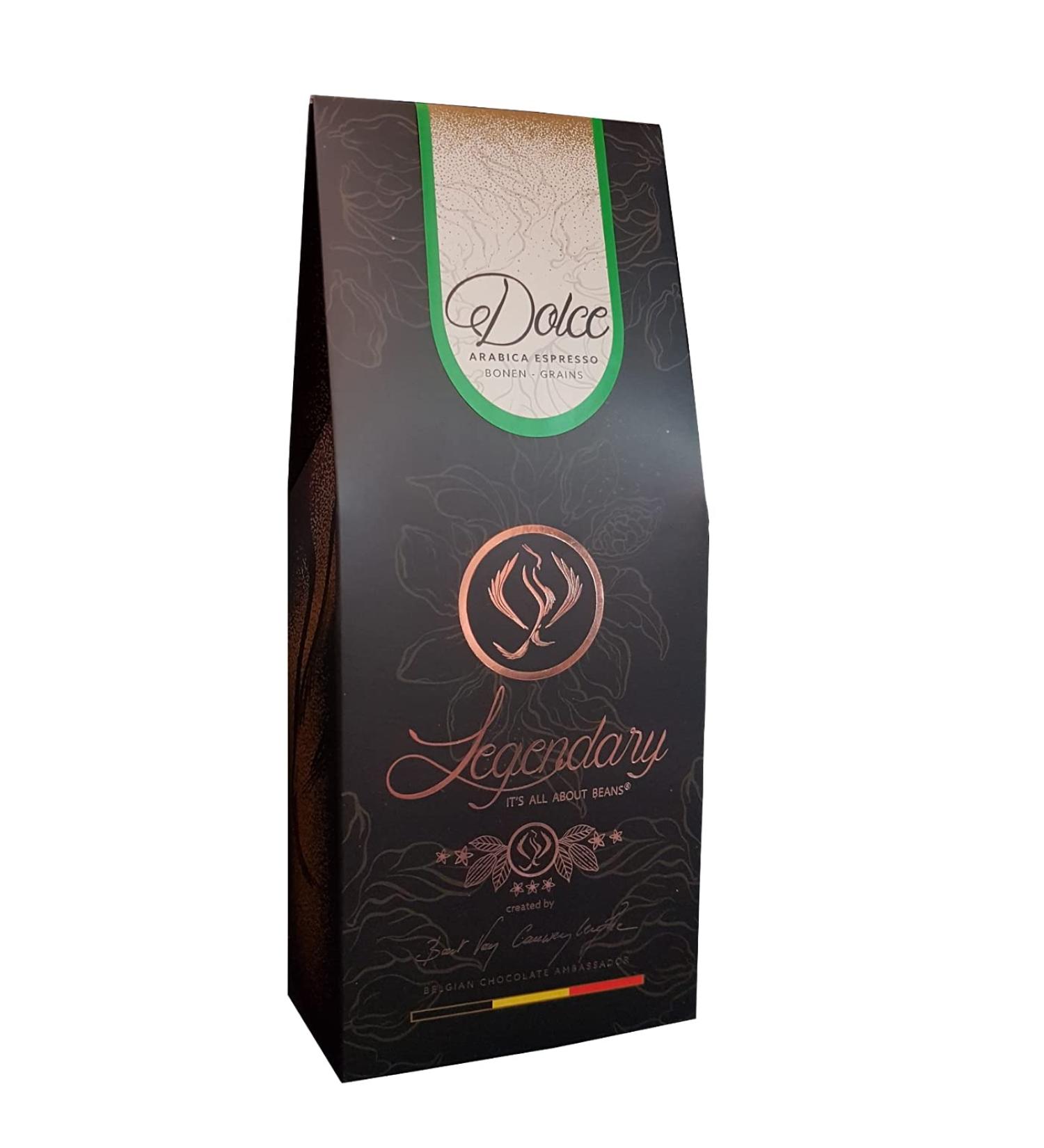 Legendary its all about beans Dolce finest composition of the best 100 Arabica beans 250 g DOLCE - Buy Online on GoSupps.com