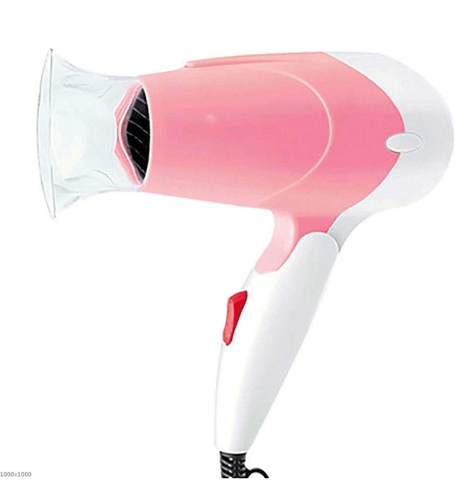 ADITAM Compact Hair Dryer Can Be Folded Light and Compact Two-Speed Wind Speed up Drying Save Time Product Color: Blue Pink/Pink Double The Comfort - Buy Online on GoSupps.com