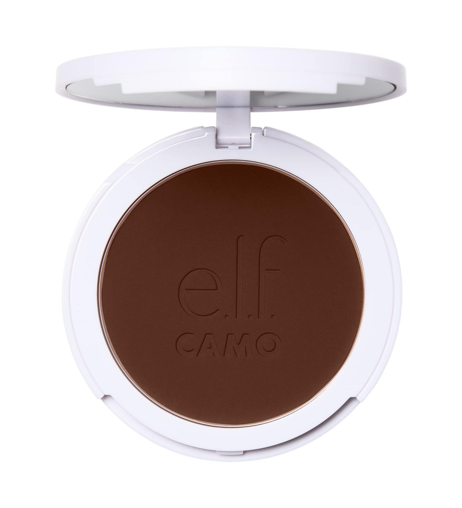 e.l.f. Camo Powder Foundation Rich 650 C 8g - Primer-Infused, Long-Lasting Medium-to-Full Coverage Makeup - Buy Online on GoSupps.com