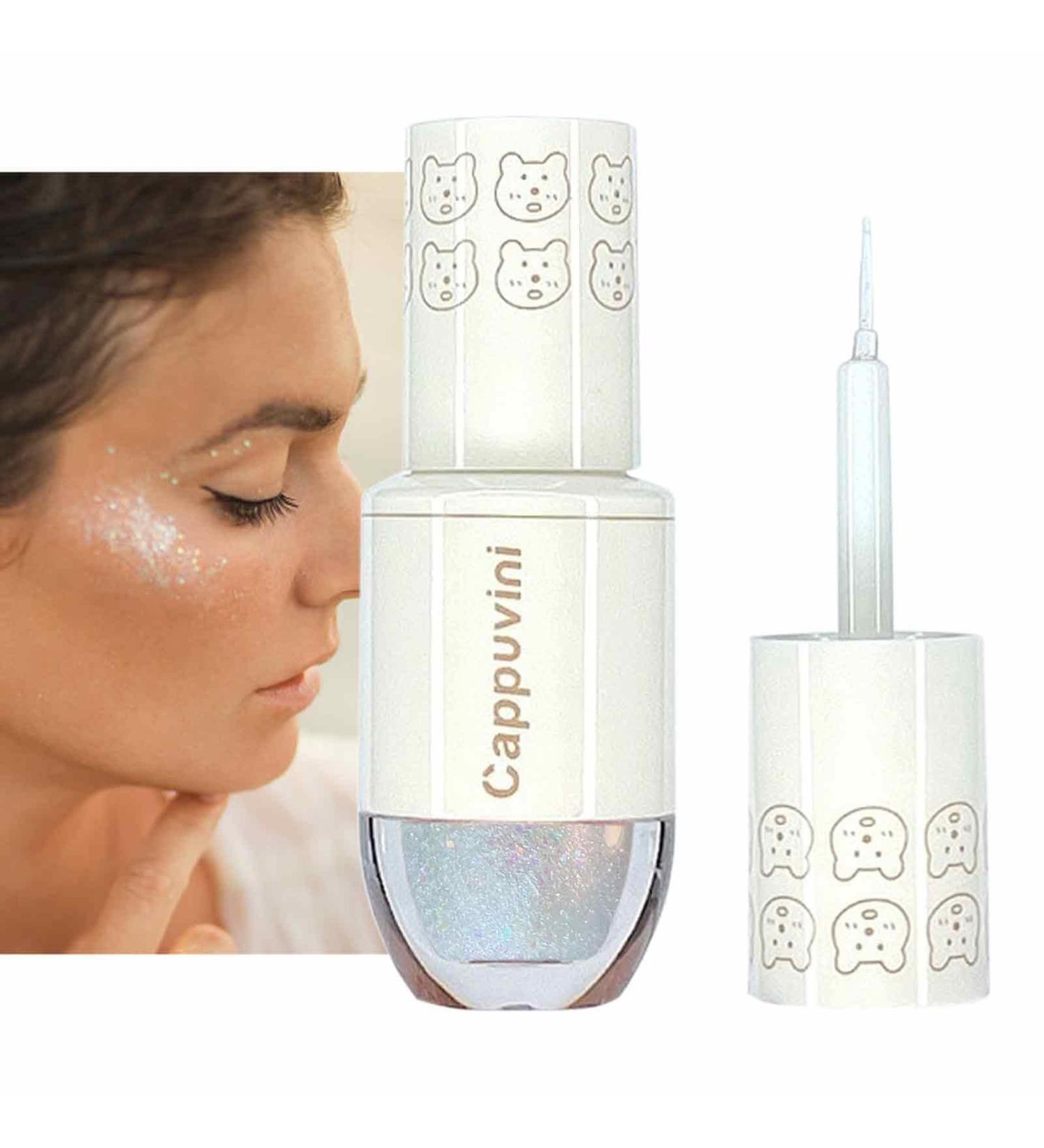 Bowling Liquid Eyeshadow Highlighter Silkworm | Attractive Shimmer Eyeshadow 0.05oz Eye Makeup Watery Texture Face Body Set Brighten Highlight 03 - Buy Online on GoSupps.com