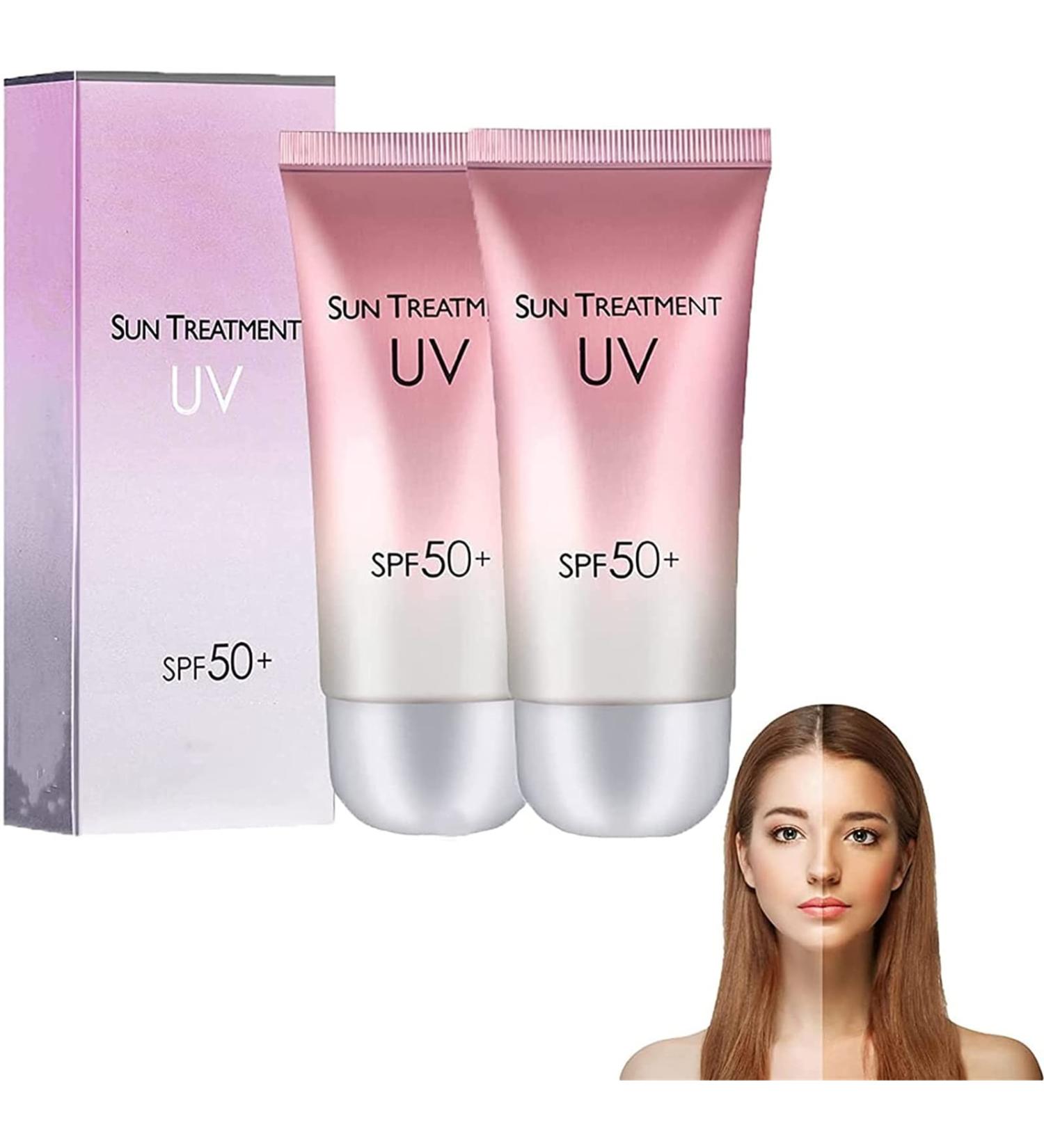 DUBUSH UV Isolation Sunscreen Cream Spf50+ Ultra-Moisturizing Sunscreen Cream Spf50+ Long-Lasting Waterproof Anti-Sweat Sunscreen Cream for Face and Body - Buy Online on GoSupps.com