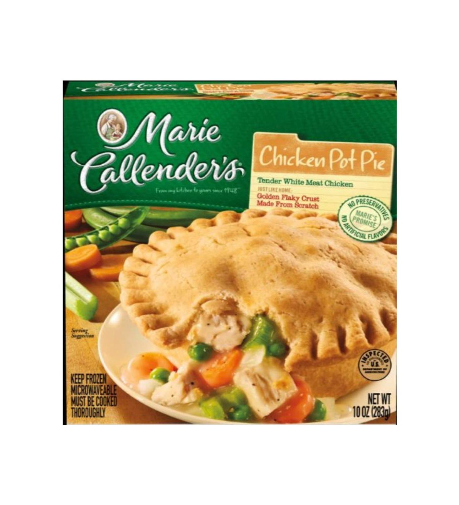 Conagra Marie Calendar Entree Chicken Pot Pie, 10 Ounce -- 12 per case.