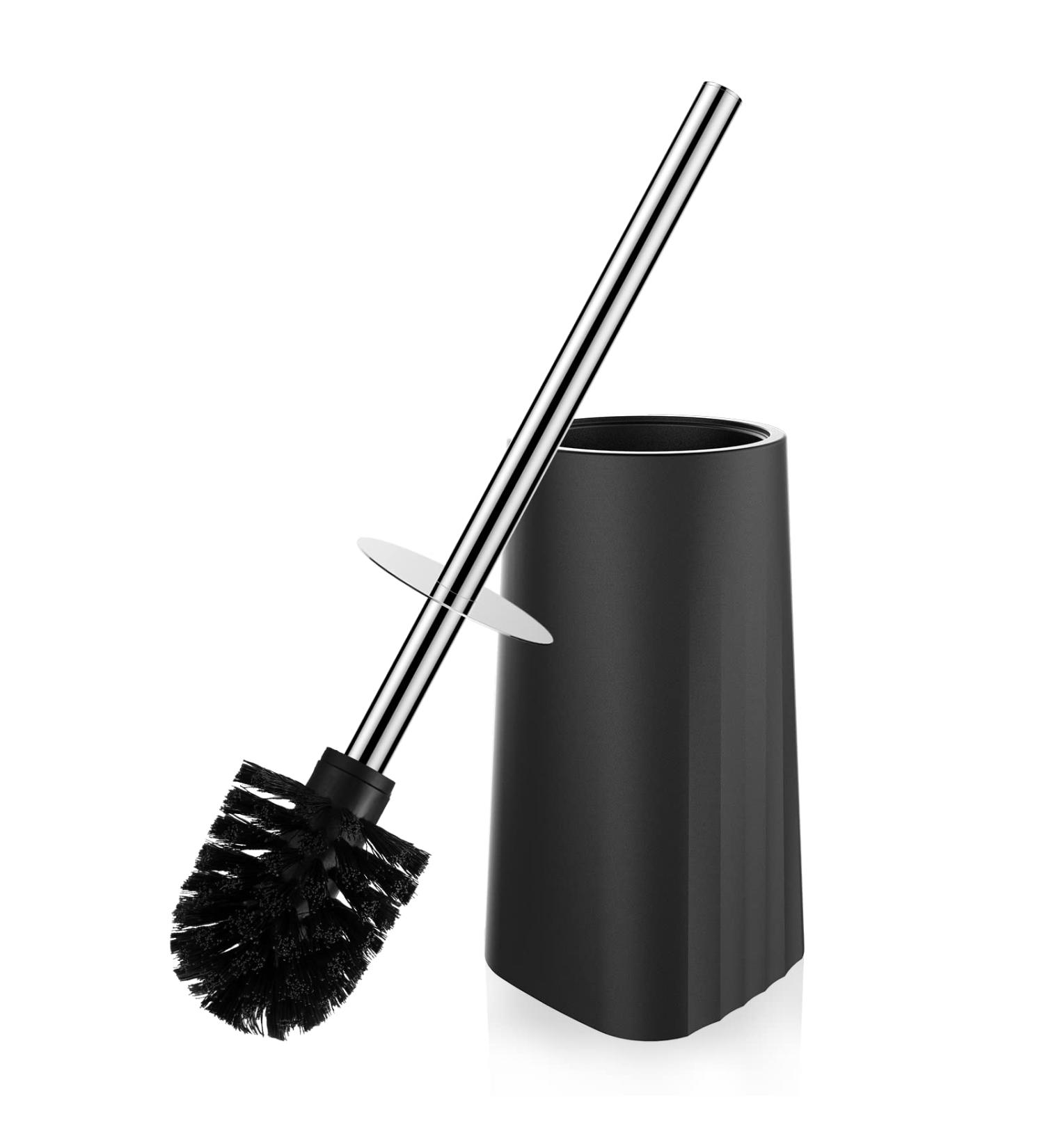 Premium Stainless Steel Toilet Brush with Durable Scrubbing Bristles - Bathroom Deep Cleaning Essential - Buy Online on GoSupps.com