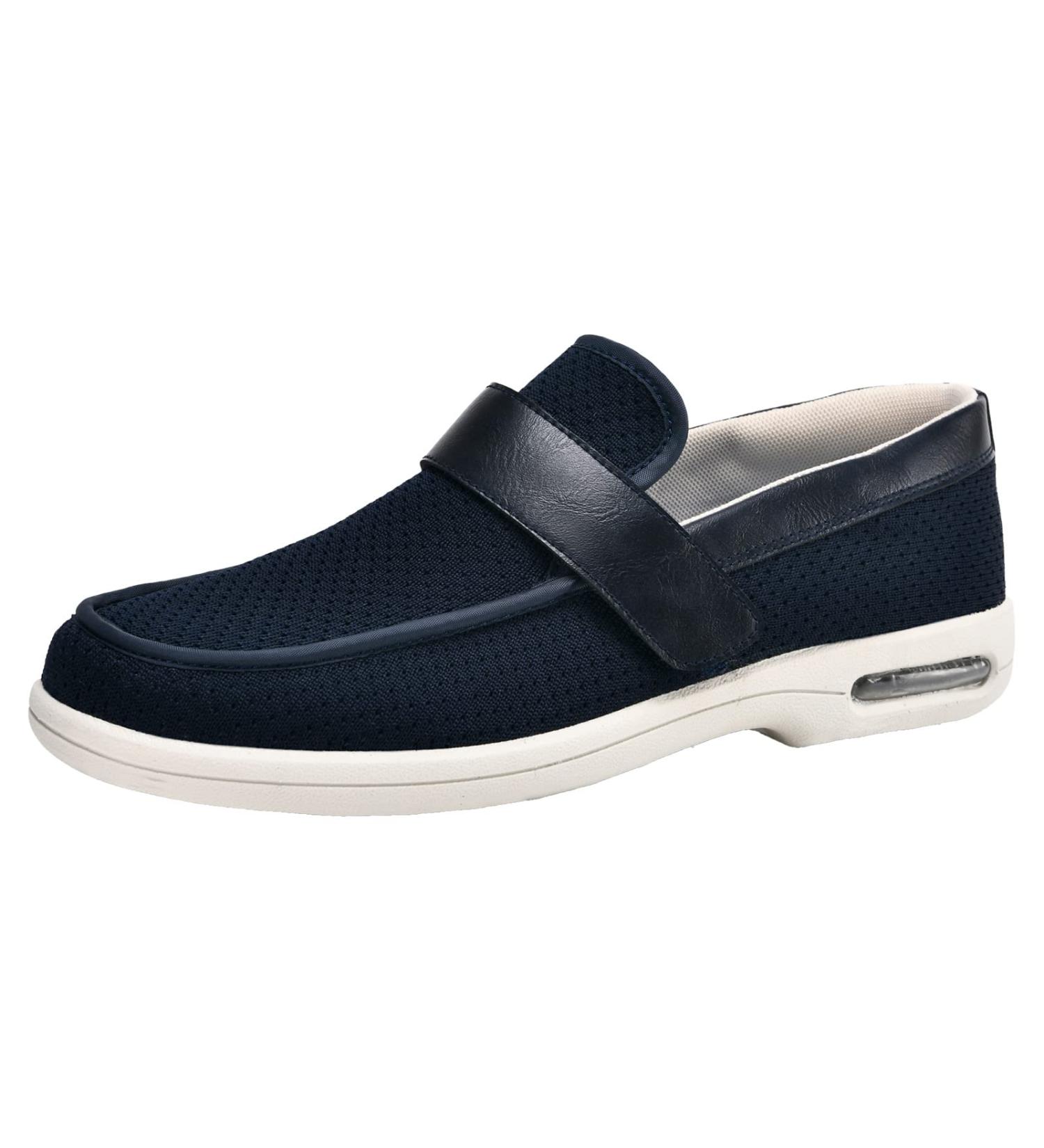 SDEQA Men's Wide Width Adjustable Diabetic Shoes | Edema Plantar Fasciitis Bunions Arthritis Swollen Feet Walking Shoes - Buy Online on GoSupps.com