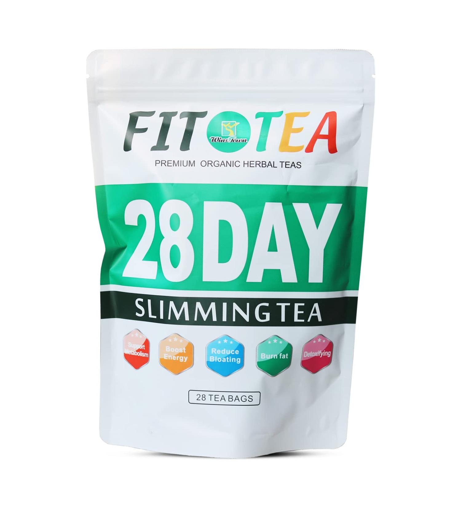 Wins Town 28 Day Slimming Tea Fit Life Chinese herbal tea supports detoxification and cleansing reduces bloating - Buy Online on GoSupps.com