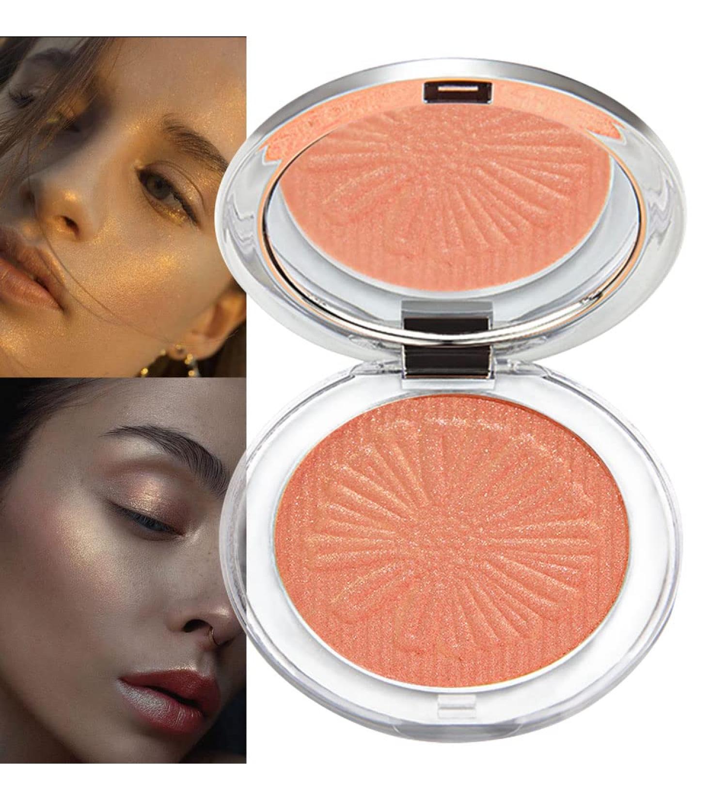 Gold Champagne Shimmer Highlighter Palette - Face & Body Glow Powder - Buy Online on GoSupps.com