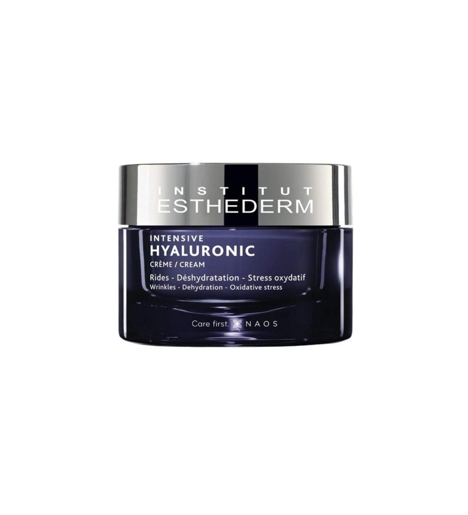 Institut Esthederm Intensive Hyaluronic Cream | Face Neck & D collet Anti-Aging Moisturizer for Wrinkles & Dehydrated Skin - International Shipping - Buy Online on GoSupps.com