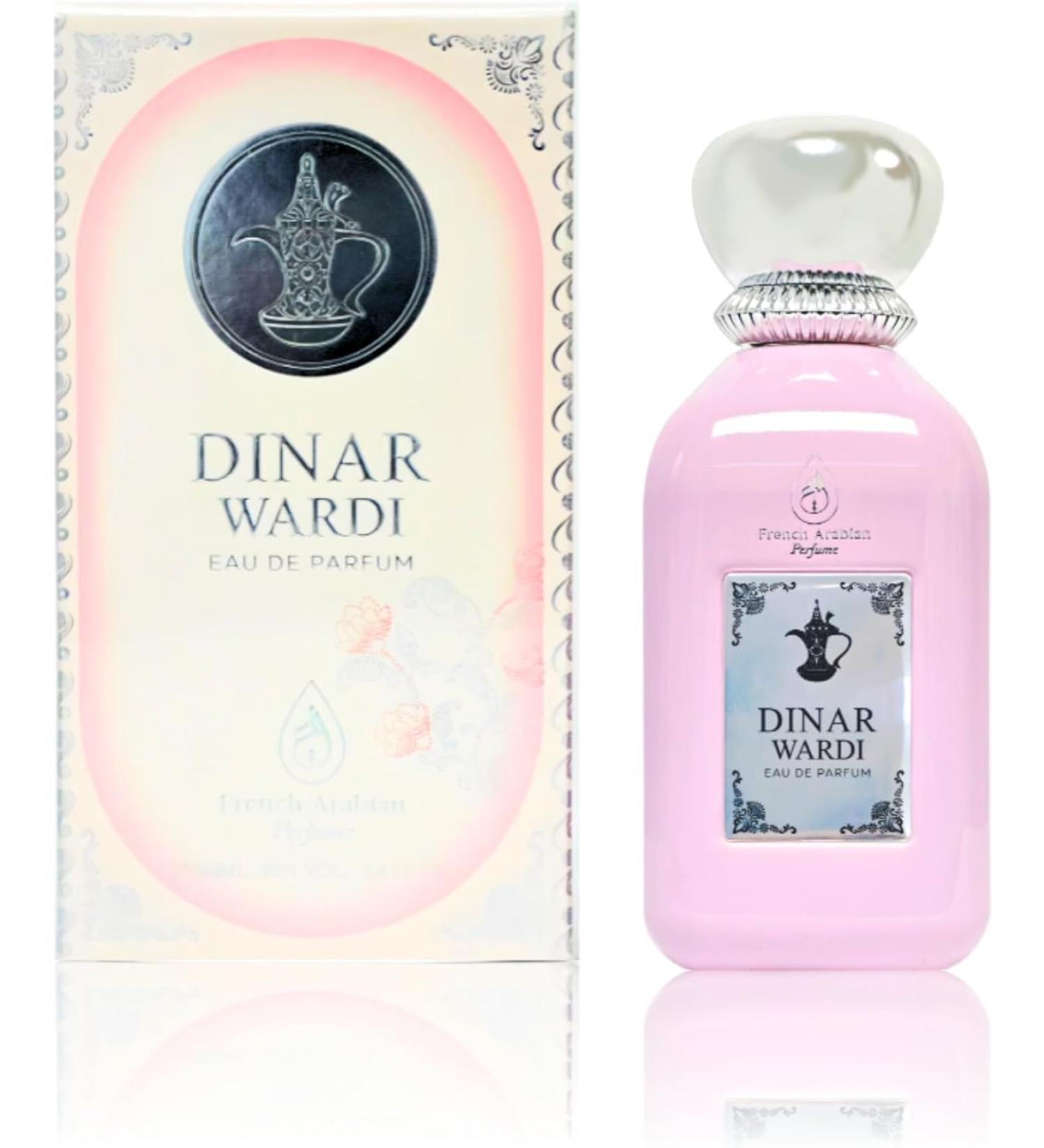 Dinar Wardi 100ml Eau De Parfum- Long-lasting Perfume for Women- Soft Musky Floral Vanilla Perfume Spray - Buy Online on GoSupps.com