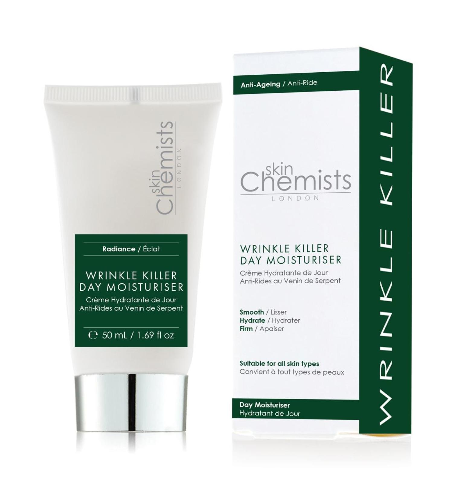 skinChemists Wrinkle Killer Day Moisturiser v2017 50ml Anti-Ageing Wrinkle Killer Day Moisturiser 50 ml - Buy Online on GoSupps.com