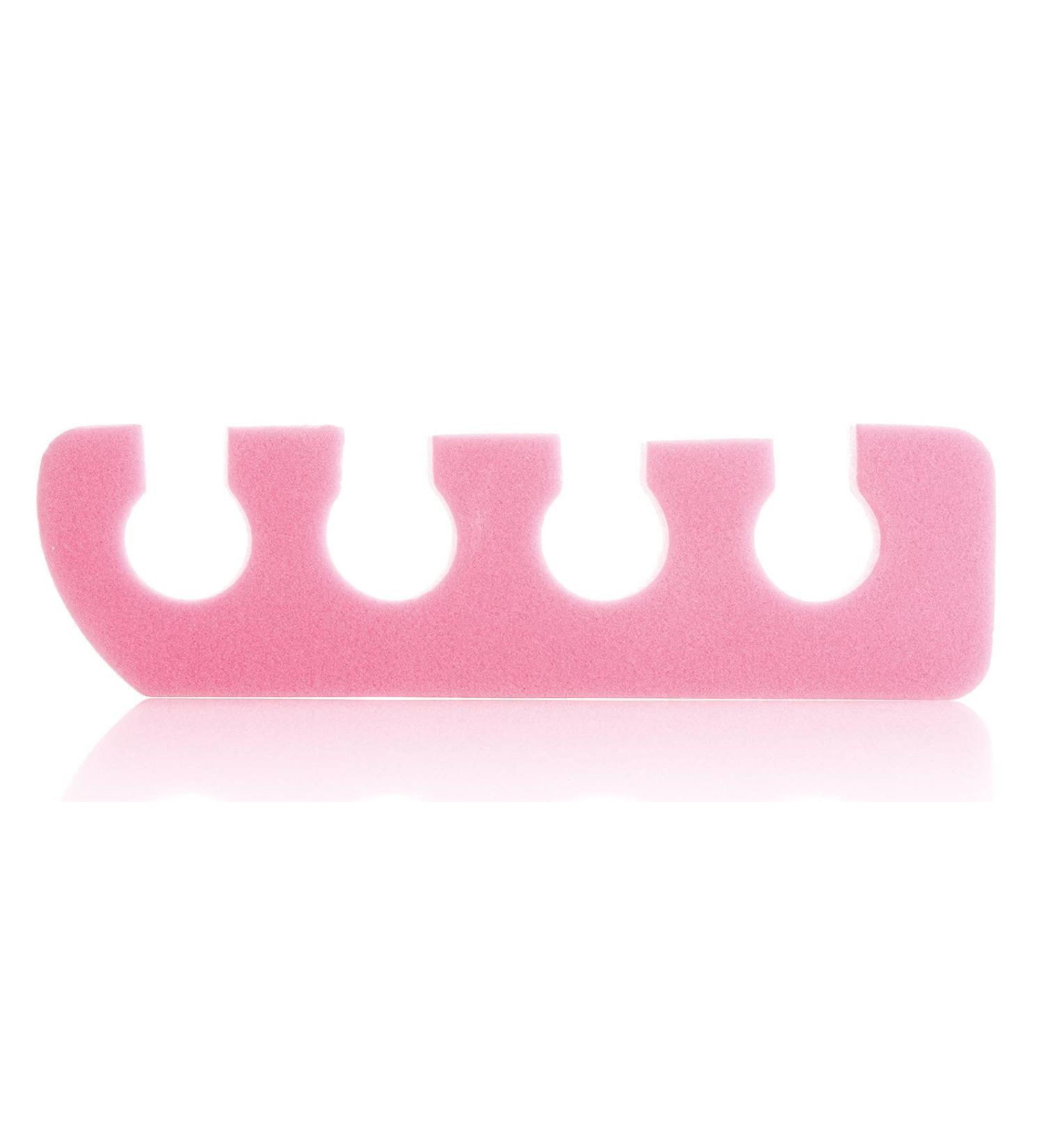 20 pairs toe separators for toenail polishing pink
