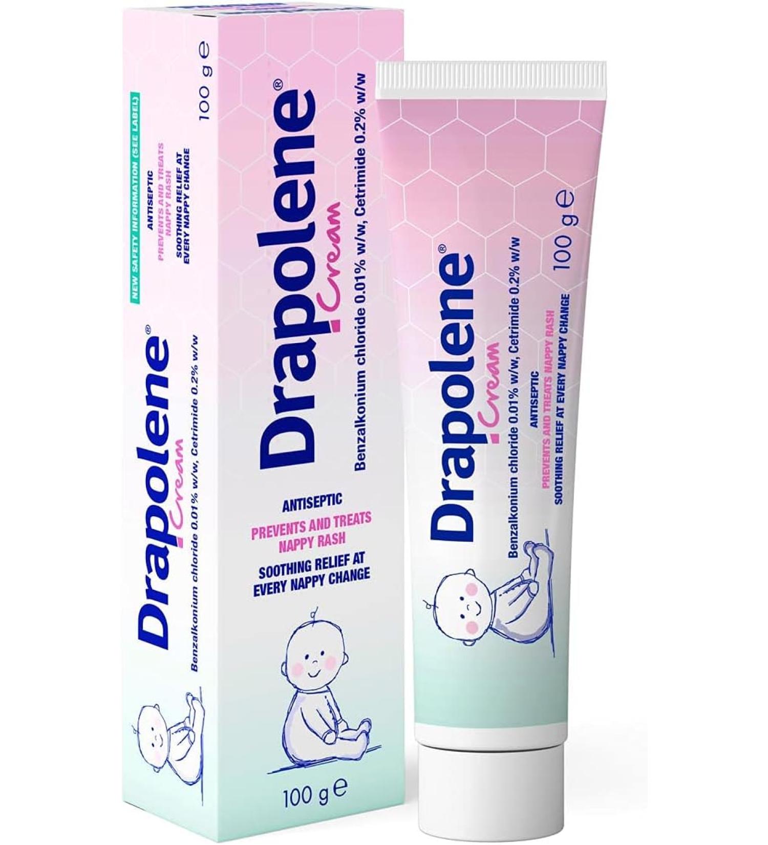 Drapolene Cream Prevents and Treats Nappy Rash - 100g - Buy Online on GoSupps.com
