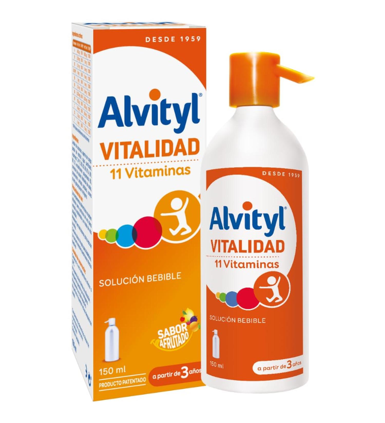  Urgo Urgo Alvityl - Multivitamin Syrup - Oral solution with 11 vitamins for more energy and vitality - 150 ml syrup - Buy Online on GoSupps.com