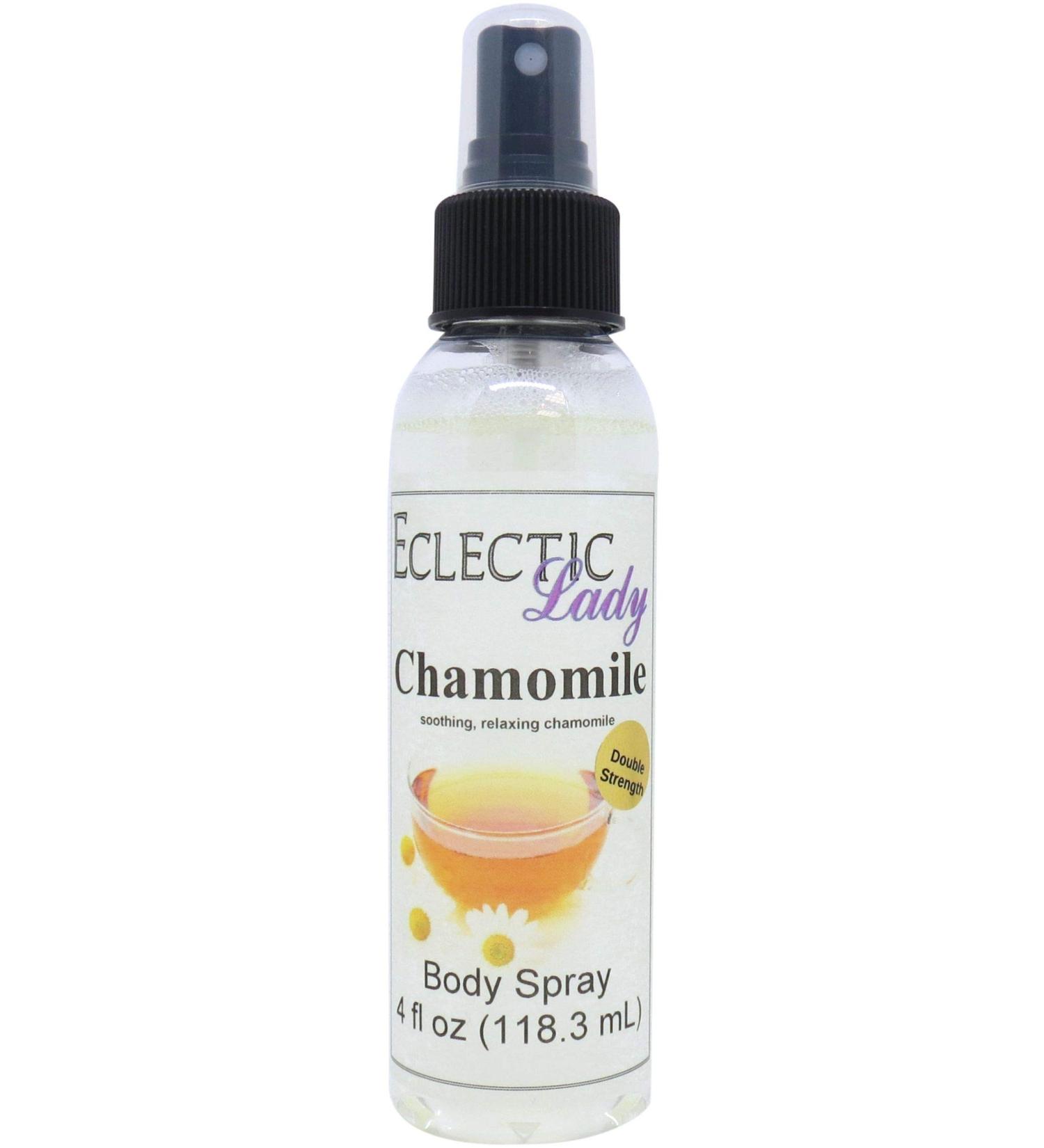 Chamomile Body Spray (Double Strength) 4 ounces Body Mist for Women with Clean Light & Gentle Fragrance Long Lasting Perfume with Comforting Scent for Men & Women Cologne with Soft Subtle Aroma 4 Fluid Ounces (Double Strength) - Buy Online on GoSupps.com