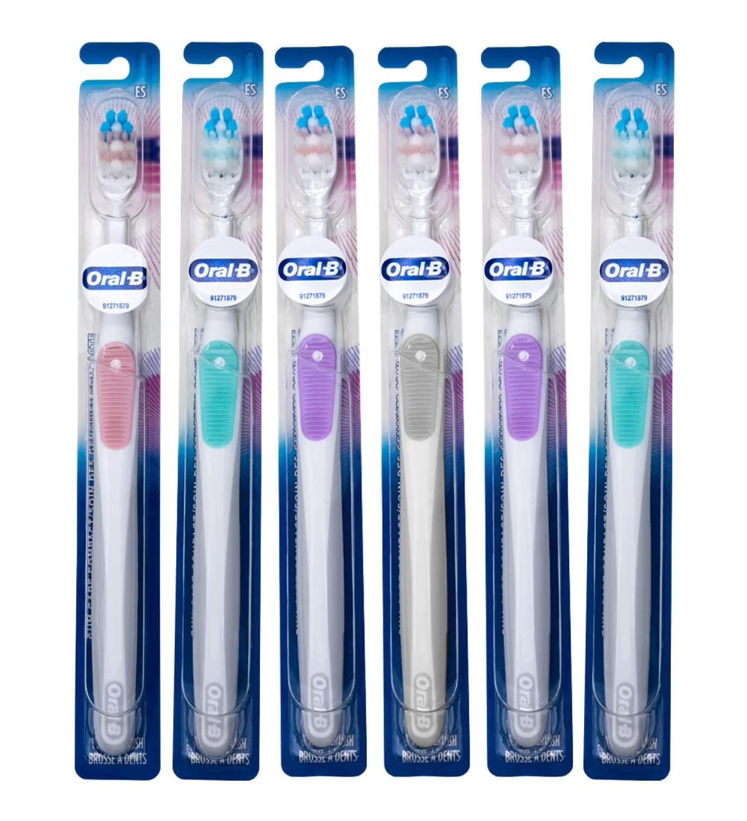 Oral-B Gum Care Extra Soft Toothbrush for Sensitive Teeth and Gums - Pack of 6 (Colors Vary) - Buy Online on GoSupps.com