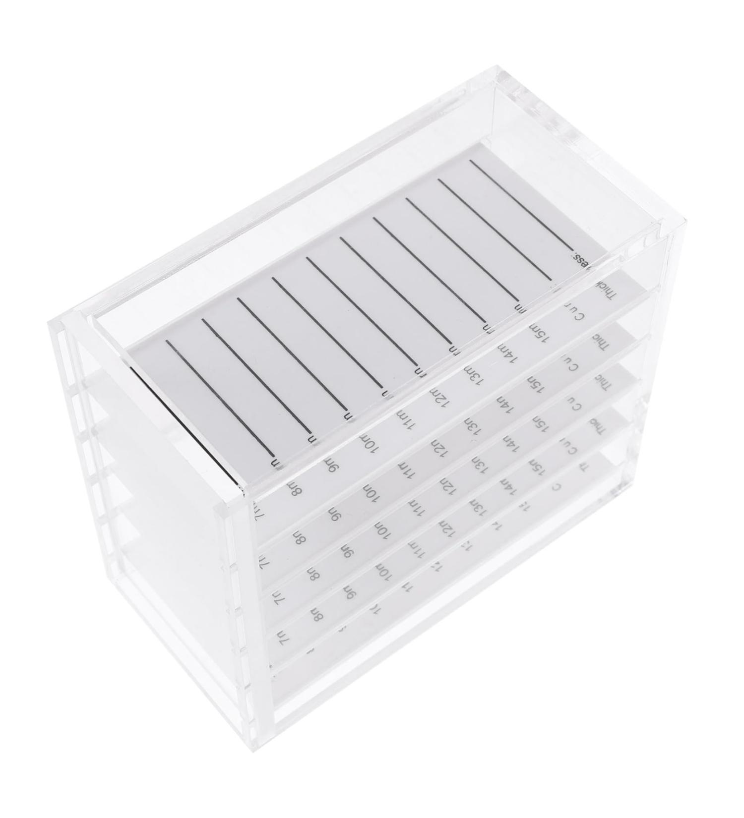 Bo te de Rangement pour Faux Cils Transparente Acrylique Couches tui Compact et L ger pour Organiser et Prot ger les Extensions de Cils pour Voyage et Maquillage - Buy Online on GoSupps.com
