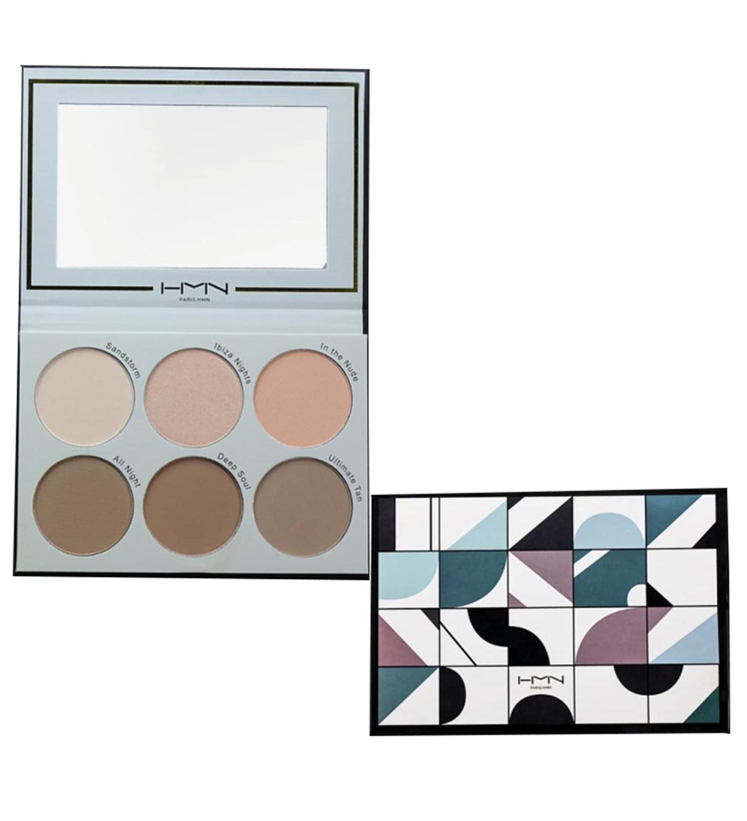 liliduro 6 Colors Conturing Palette Concealer Palette