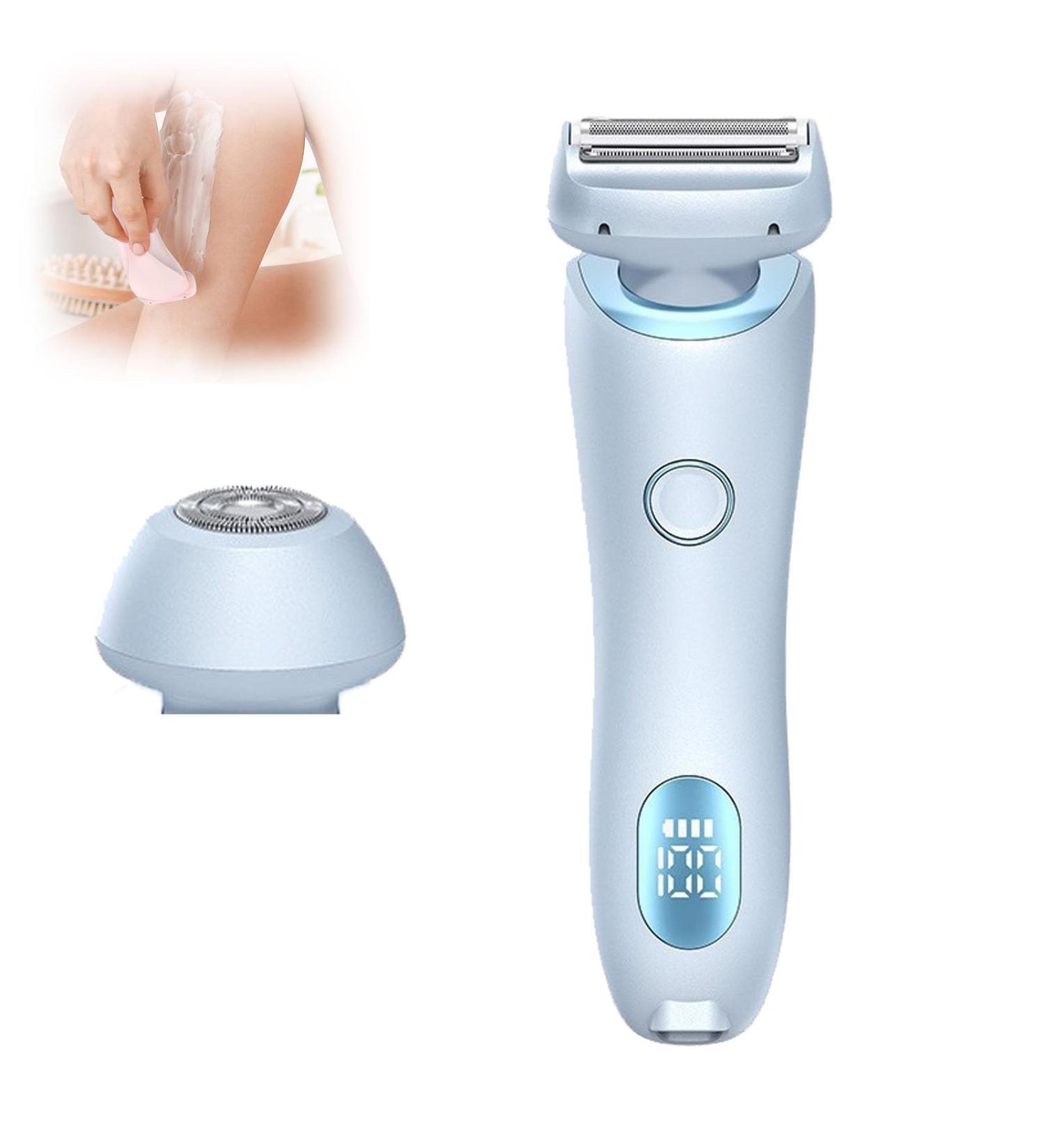 Dusk Razor for Women Dusk Glide Pro 3.0 Shaver Dusk Electric Razor for Women 2 In 1 Portable Electric Shaver (Blue) - Buy Online on GoSupps.com