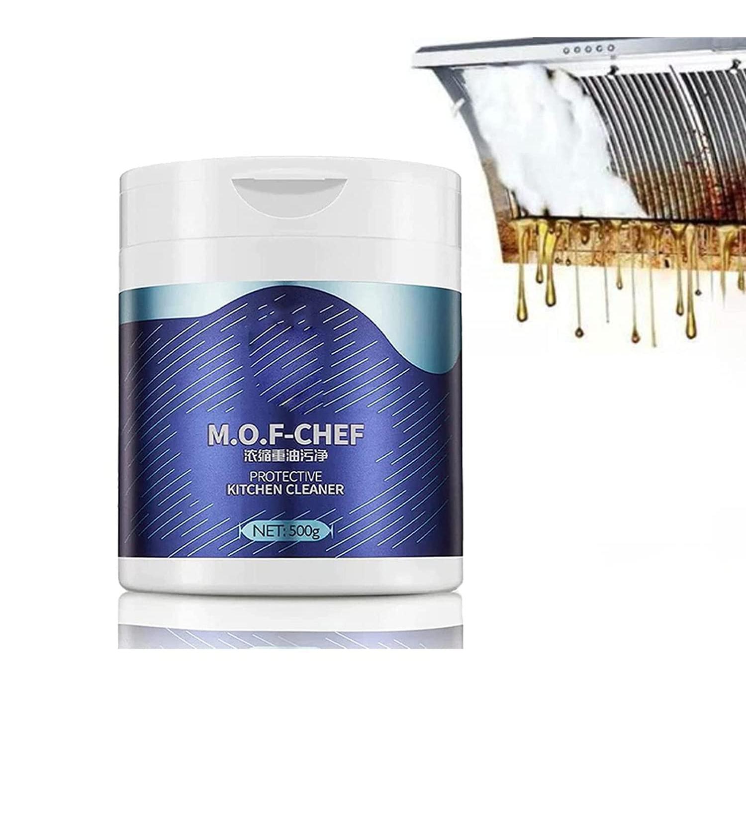 Mof Chef Cleaner Powder Oil Pollution Cleaning Powder 500g Foaming Heavy Oil Stain Cleaner All Purpose Stain Remover Cleaner Powerful Stain Removing Cleaner Powder Stubborn Grease & Grime Remover - Buy Online on GoSupps.com