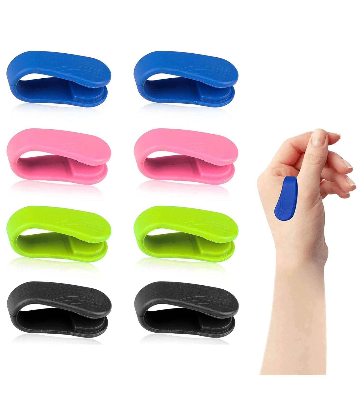 Massage Acupressure Clip Set - 8 Weight Clips for Relaxation & Wellness | Lose Weight with Acupuncture Hand Clips - Buy Online on GoSupps.com