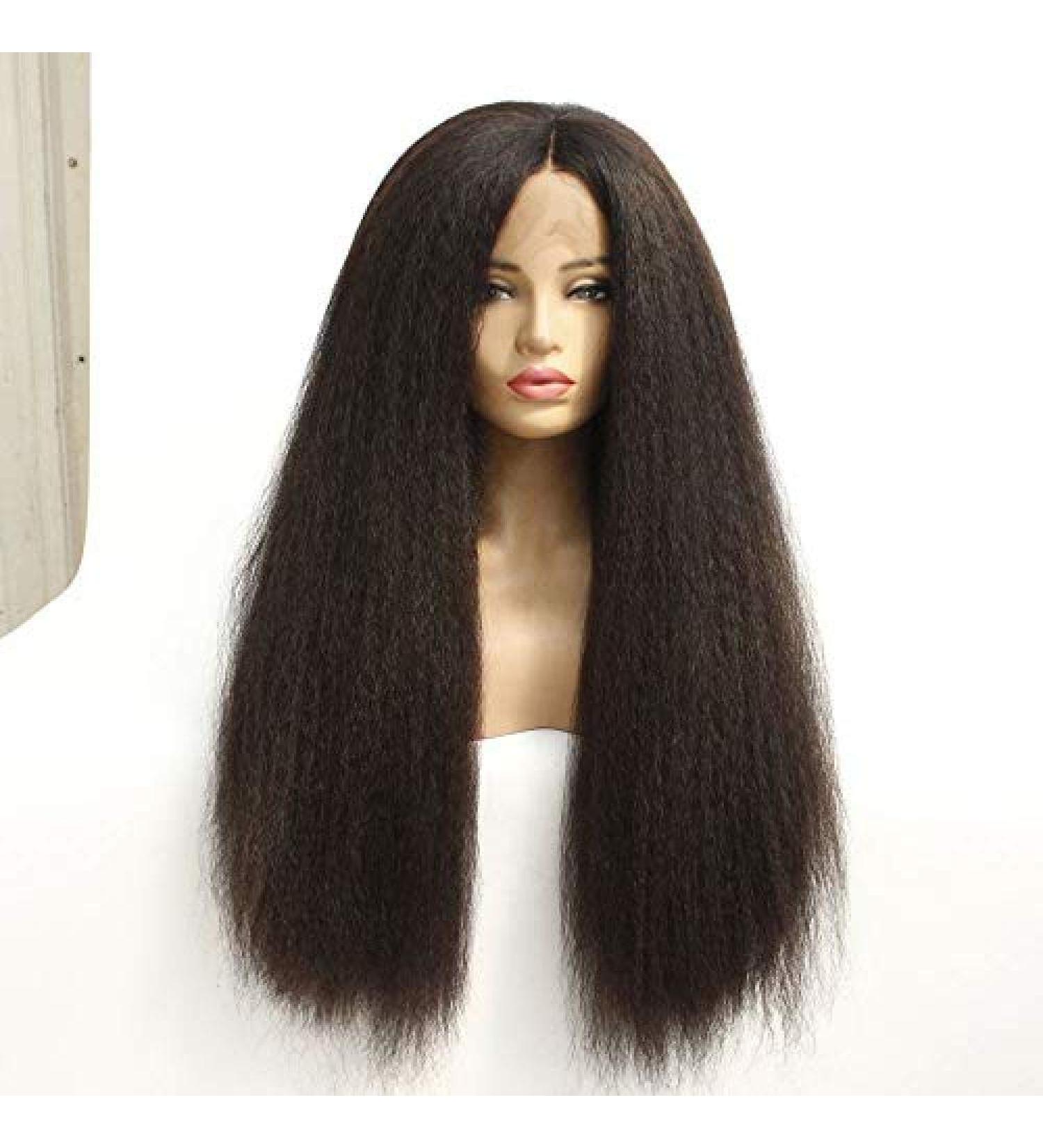 BGHJUE 24in/26in Synthetic Lace Front Wig - Heat Resistant Hair Replacement for Women | Perfect for Weddings Cosplay & Parties - Buy Online on GoSupps.com