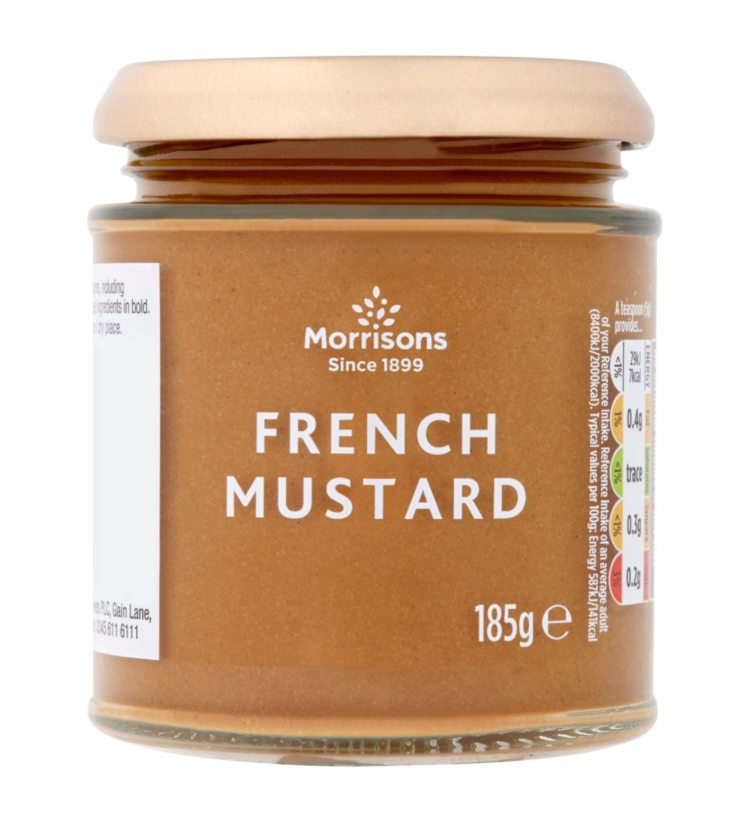 Morrison's French Mustard 185g - Authentic and Flavorful condiment - Buy Online on GoSupps.com