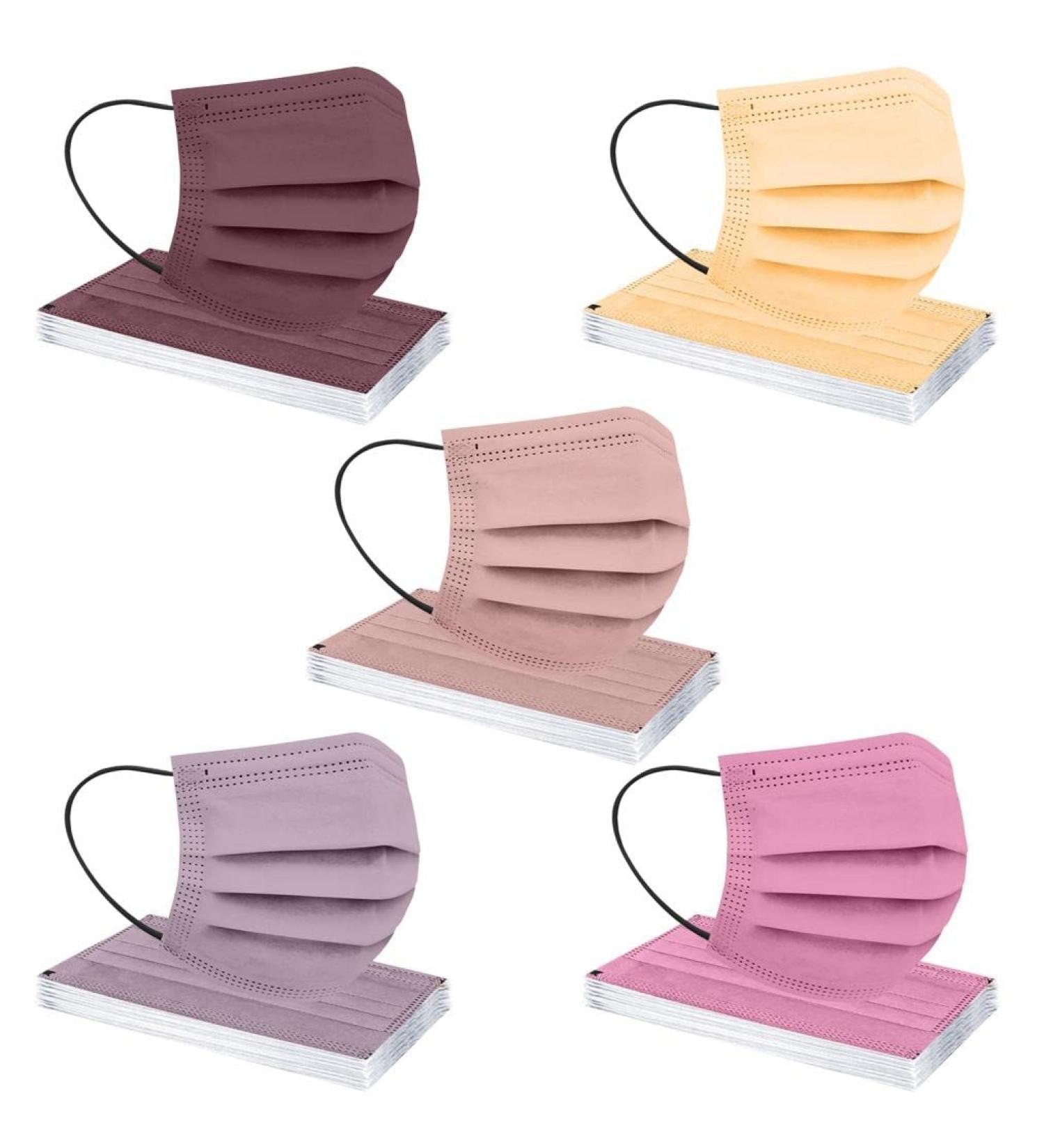 Amyglin 50-Piece Colorful One-Way Mouth-Nose Protection | Breathable Multifunctional Scarf Neckerchief Bandana for Adults - Men & Women - Buy Online on GoSupps.com