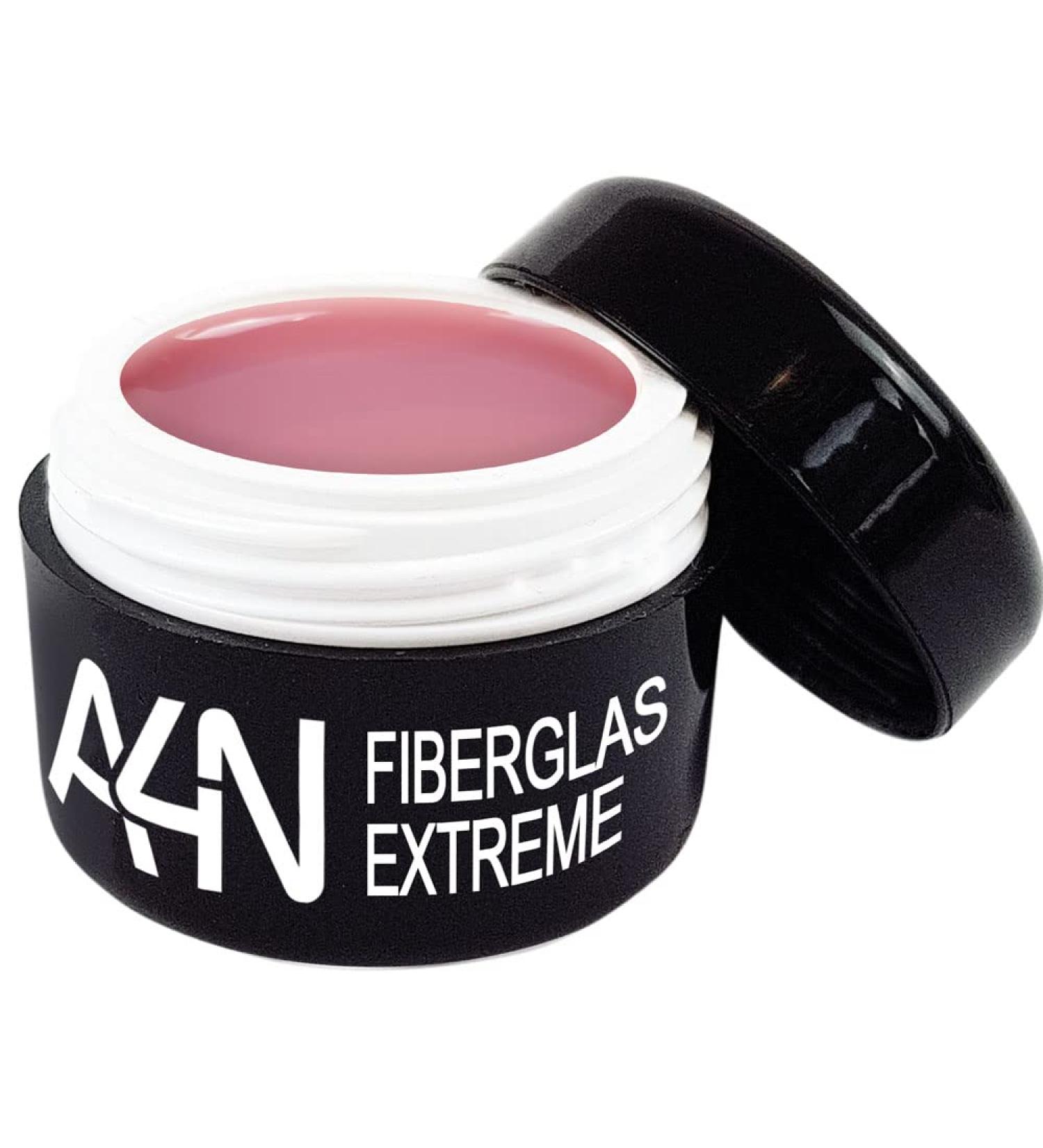 aktive4Nails fiberglass modeling gel with fiberglass strips extremely stable (EXTREME 50ml)