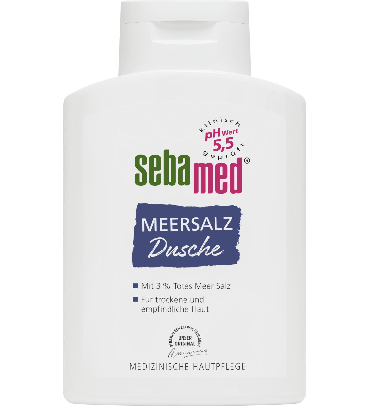 SEBAMED SEBAMED Sea Salt Shower Gel 200ml for Men and Women Soap Free Cleansing for Sensitive and Dry Skin Microplastic Free