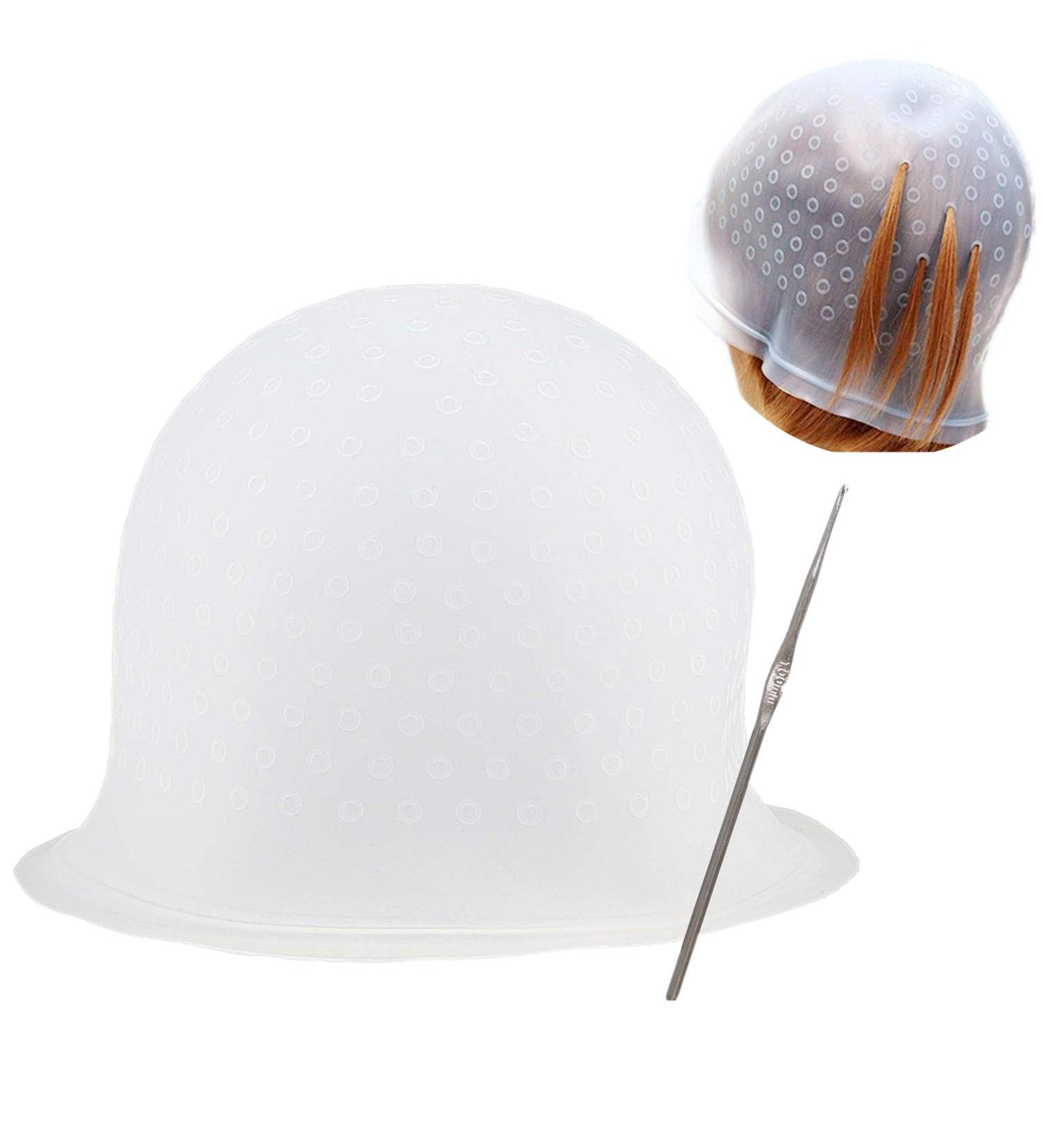Yebeauty Highlight Cap - Professional Silicone Hair Highlighting Dyeing Cap with Hook | 1 Set - Buy Online on GoSupps.com