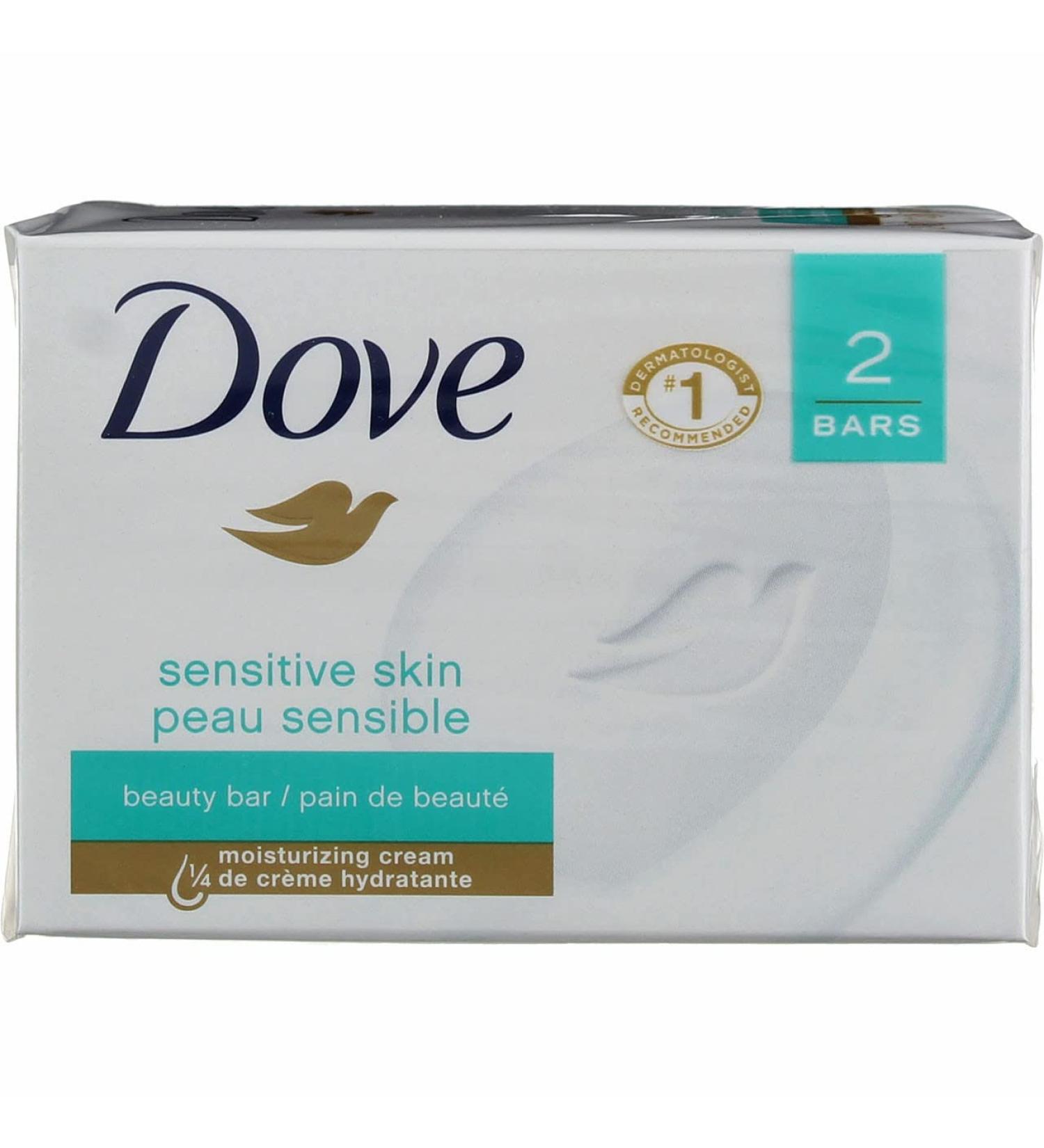 DOVE BAR SENSITIVE SKIN UNSCNT 2 X 3.75 OZ Unscented 106 g (Pack of 2) - Buy Online on GoSupps.com
