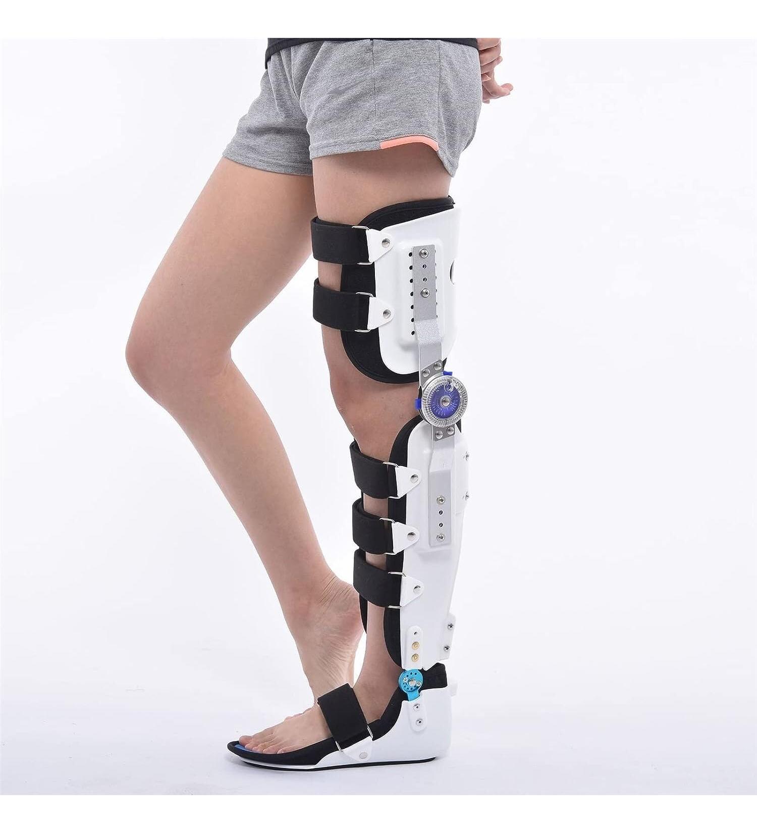 Buy Adjustable Hip Joint Fixation Bracket & Hinged ROM Knee Foot Support Brace - Orthopedic Leg Stabilizer & Post Knee Support Orthosis for Optimal Comfort & Stability - Buy Online on GoSupps.com