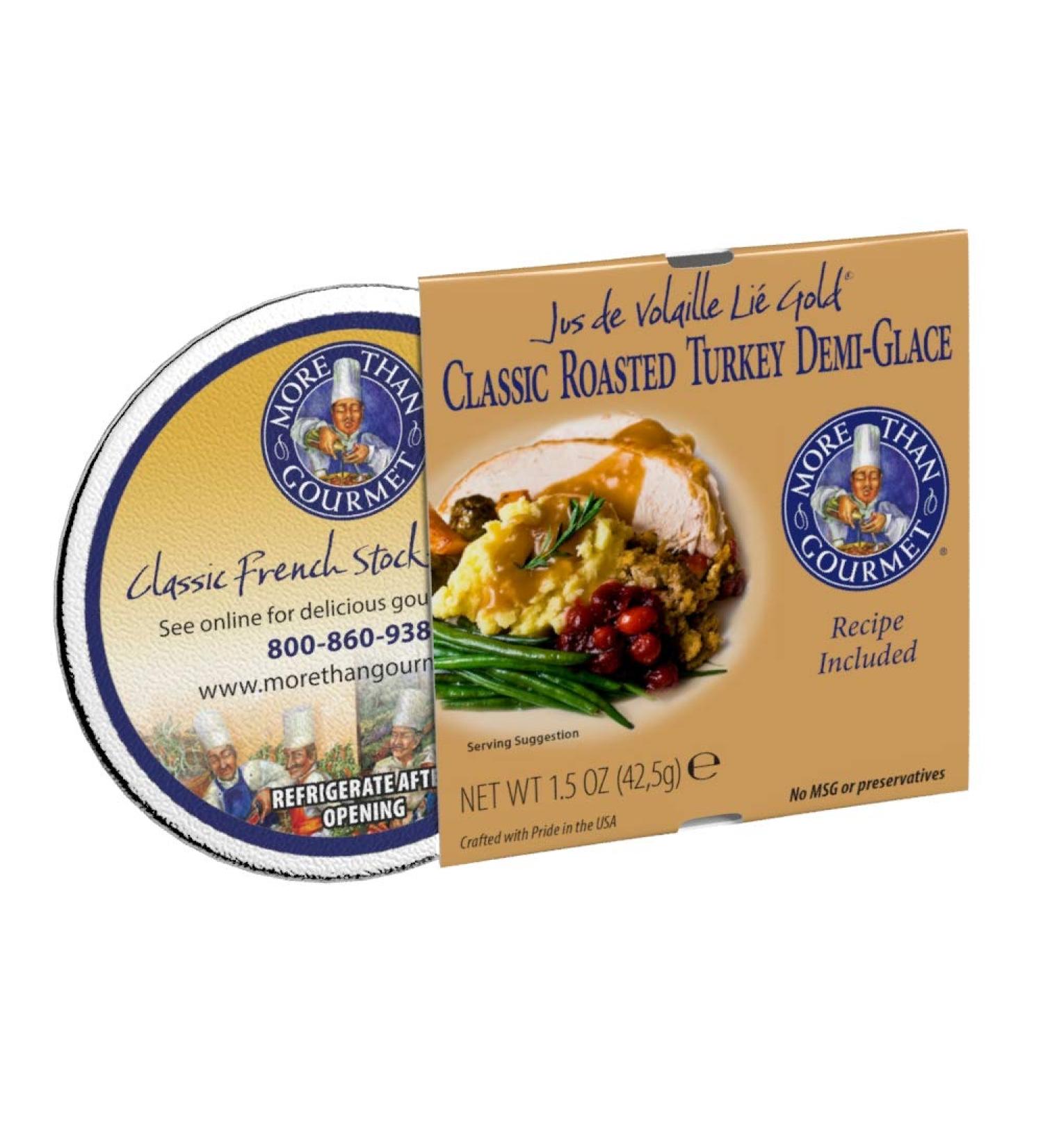 More Than Gourmet Classic Roasted Turkey Demi-Glace - 1.5 Oz Pack of 1 - Buy Online on GoSupps.com