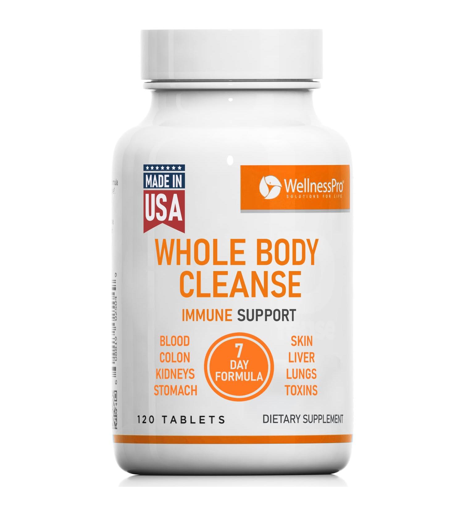 Detox Cleanse - Herbal Gut & Liver Cleanser Supplement with Milk Thistle Goldenseal & Probiotics - 120 Tablets - Buy Online on GoSupps.com