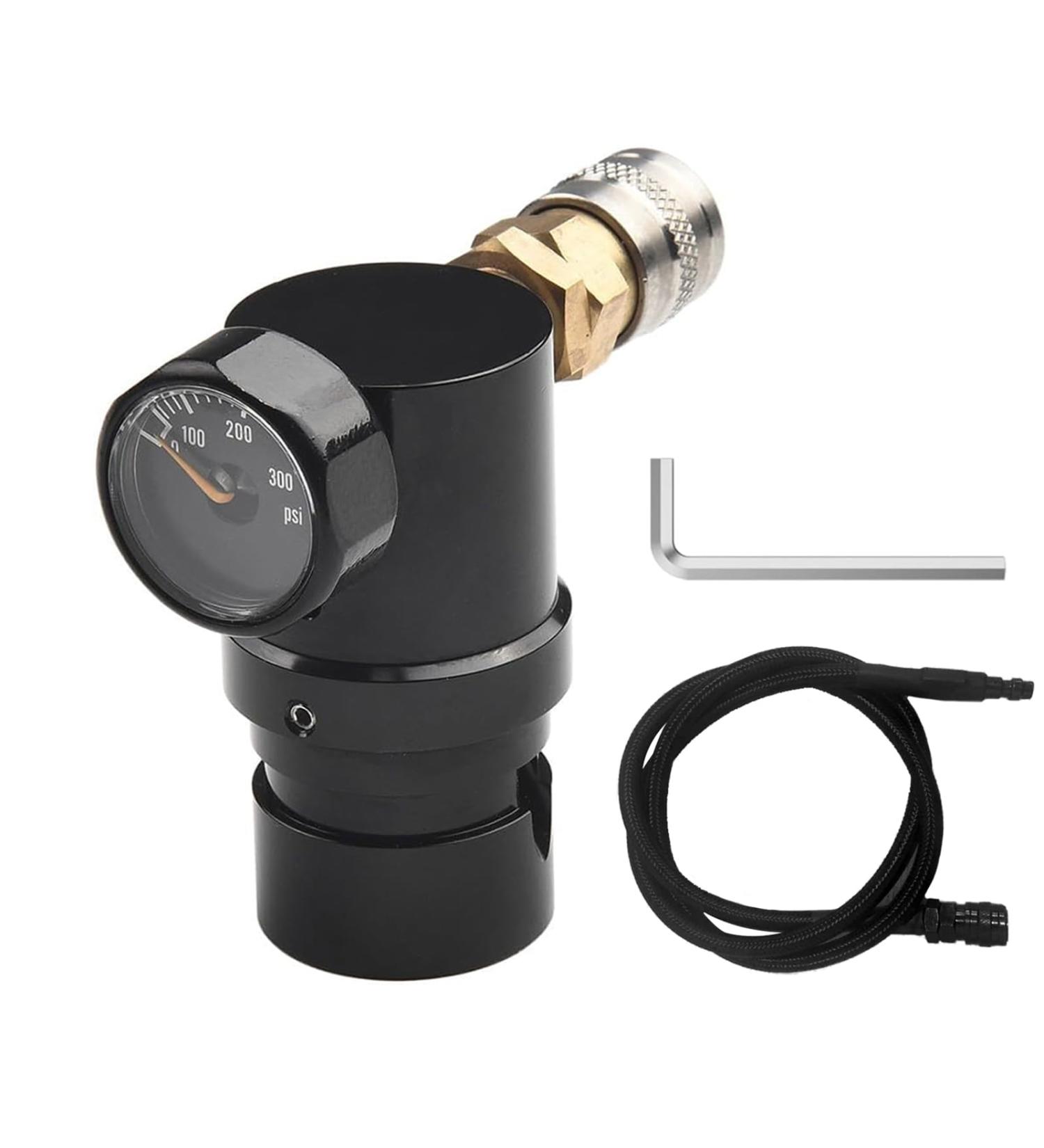 Paintball PCP Air Compressor & HPA Micro Regulator | 2000PSI Manometer Remote Coil Hose Air Tank Controller - Buy Online on GoSupps.com