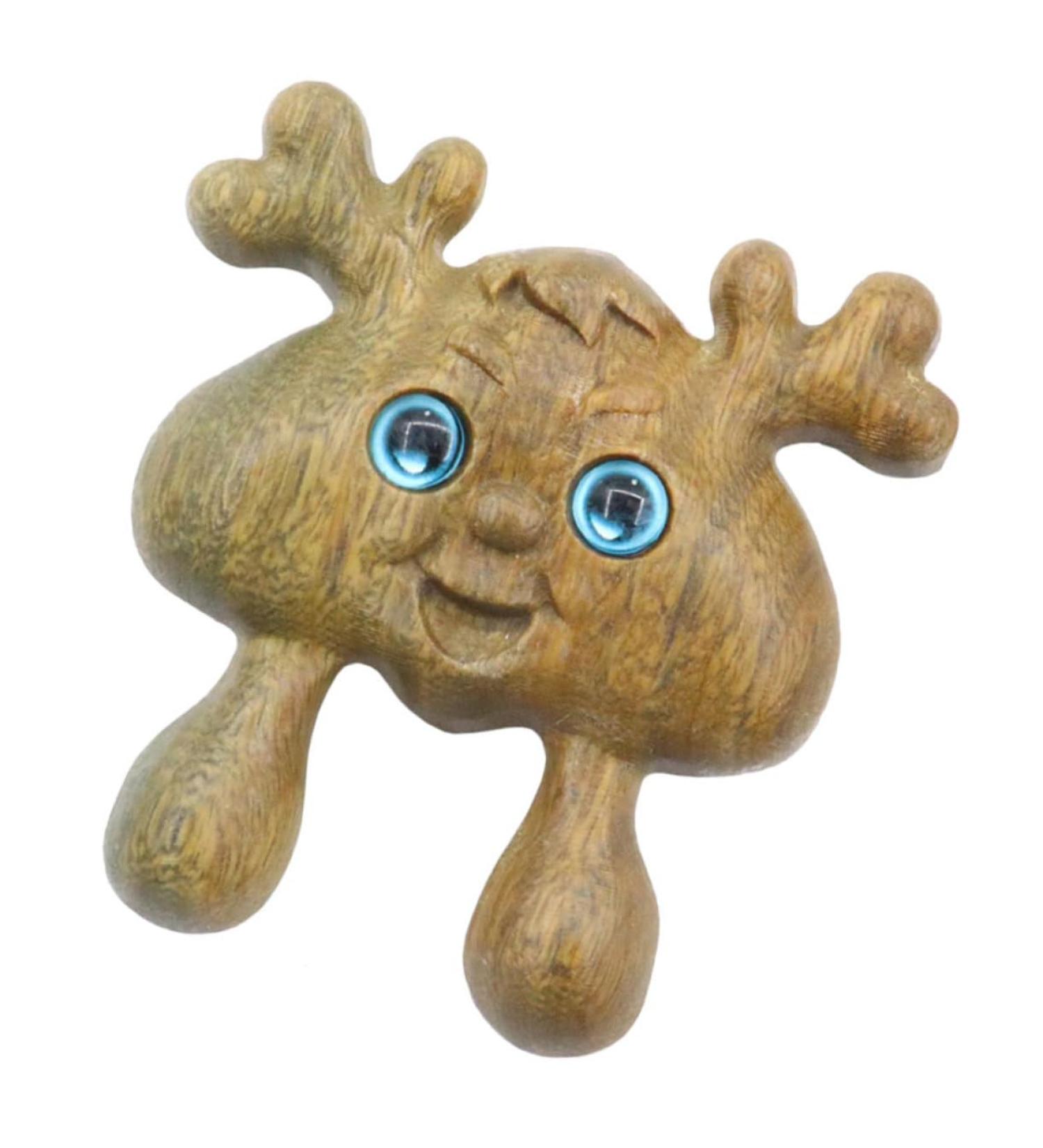 Coheali Green Sandalwood Nasal Scratch Snail Eye Acupuncture Massager - Meridian Foot & Eye Massage Device - Buy Online on GoSupps.com