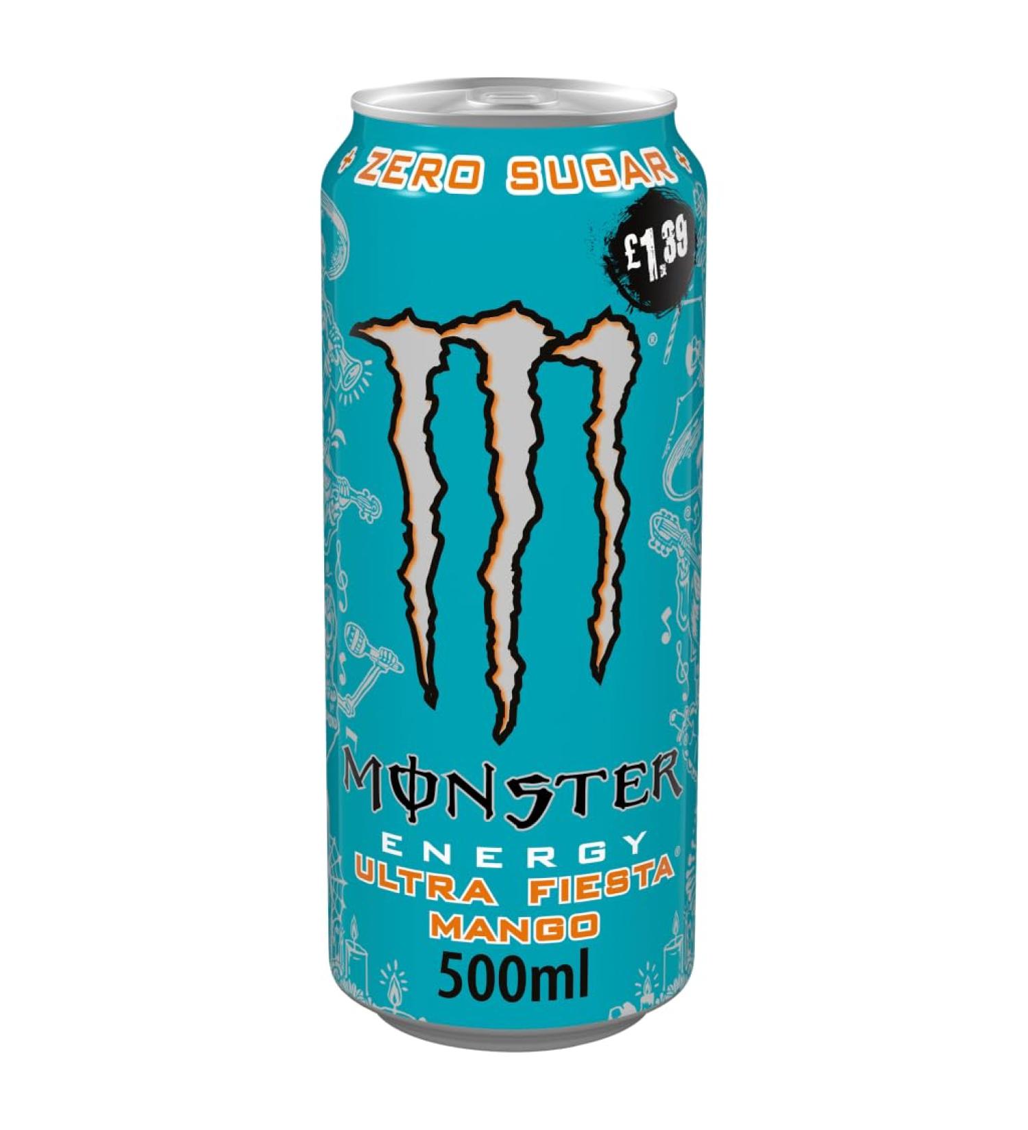 Monster Ultra Fiesta Mango Energy Drink 500ml PM 1.39