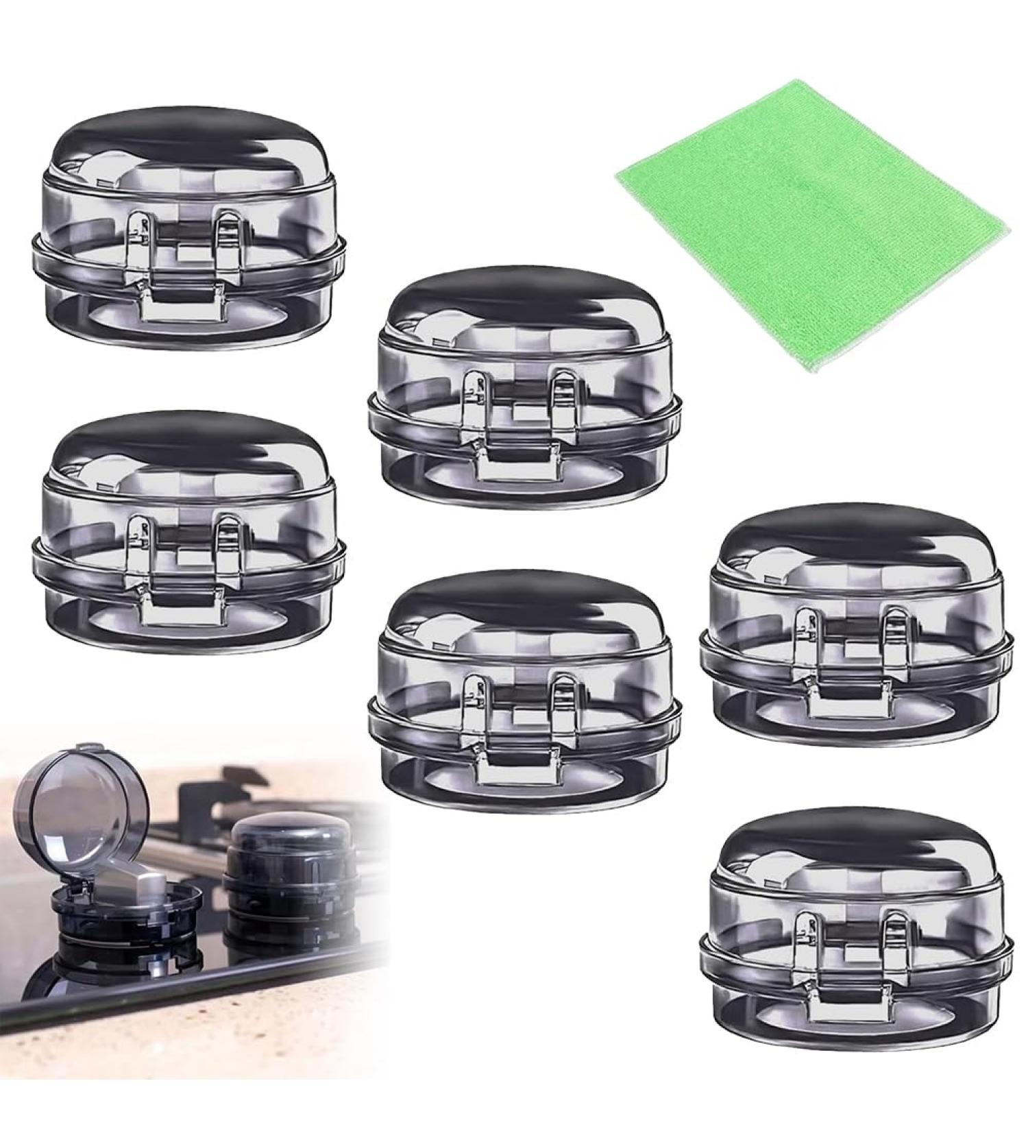 Buy Herd Button Child Locking Set - 6PC Stove Protection for Kids | Safe Child Lock for Rotary Knobs & Buttons - Buy Online on GoSupps.com
